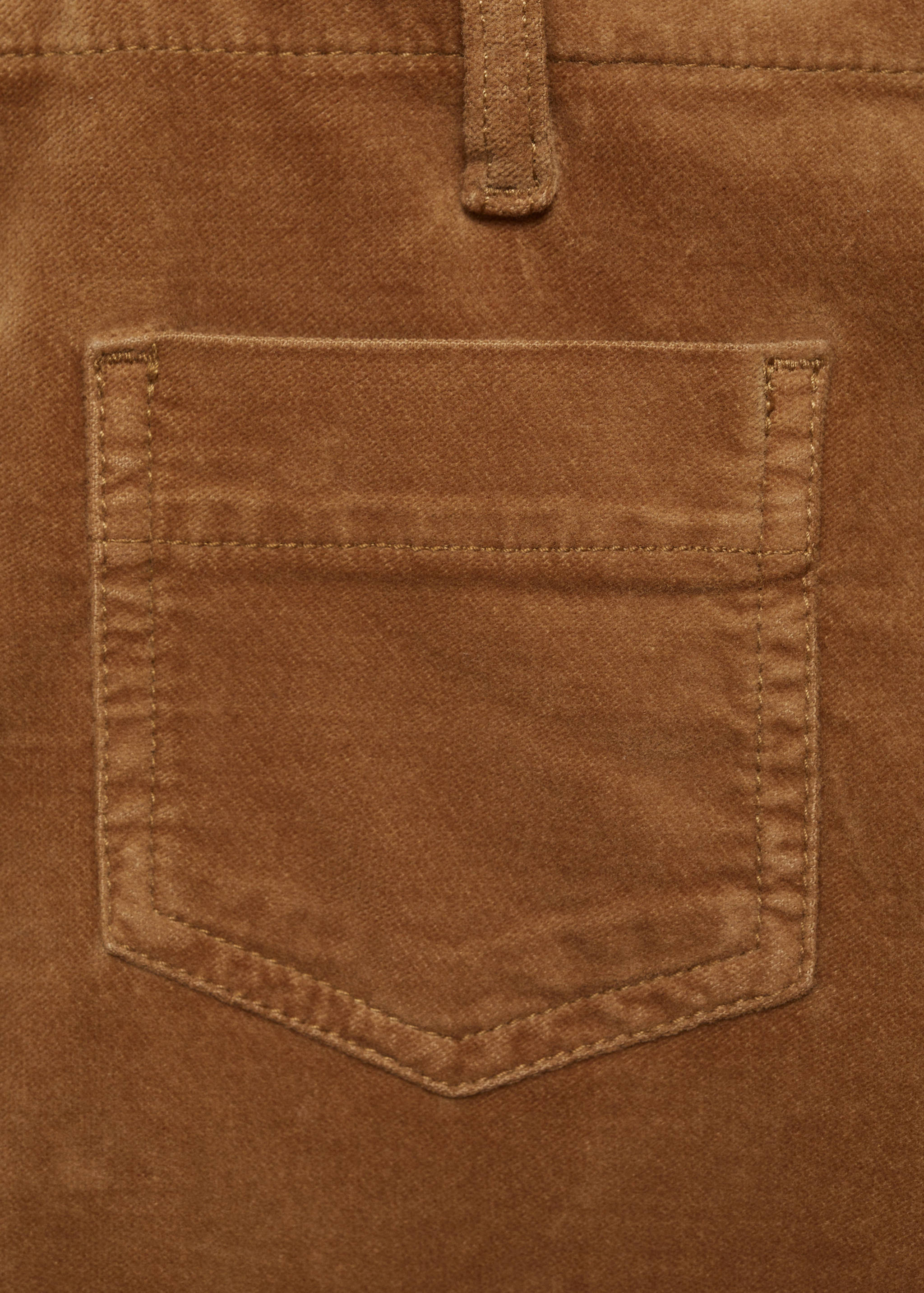 Flared corduroy jeans with pockets - Details of the article 0