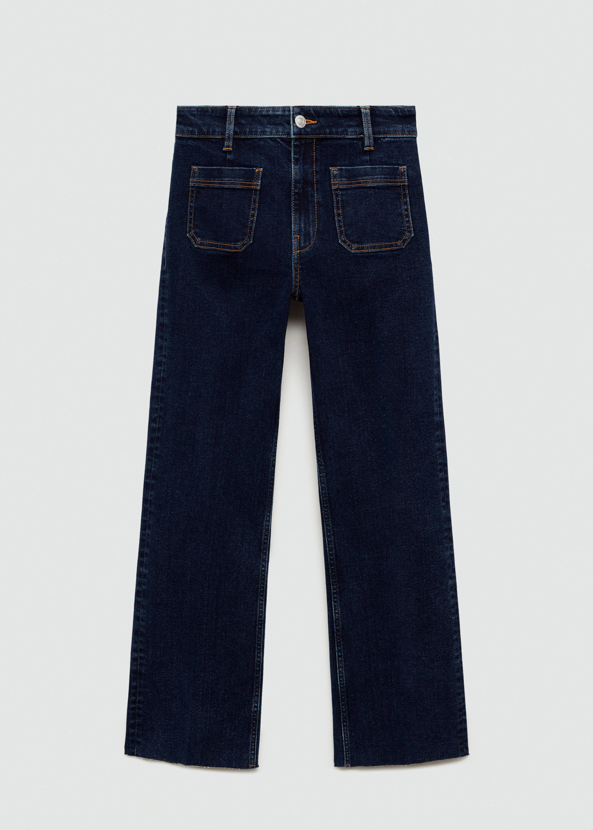 Flared-Jeans mit Taschen in Cropped-Länge - Artikel ohne Model