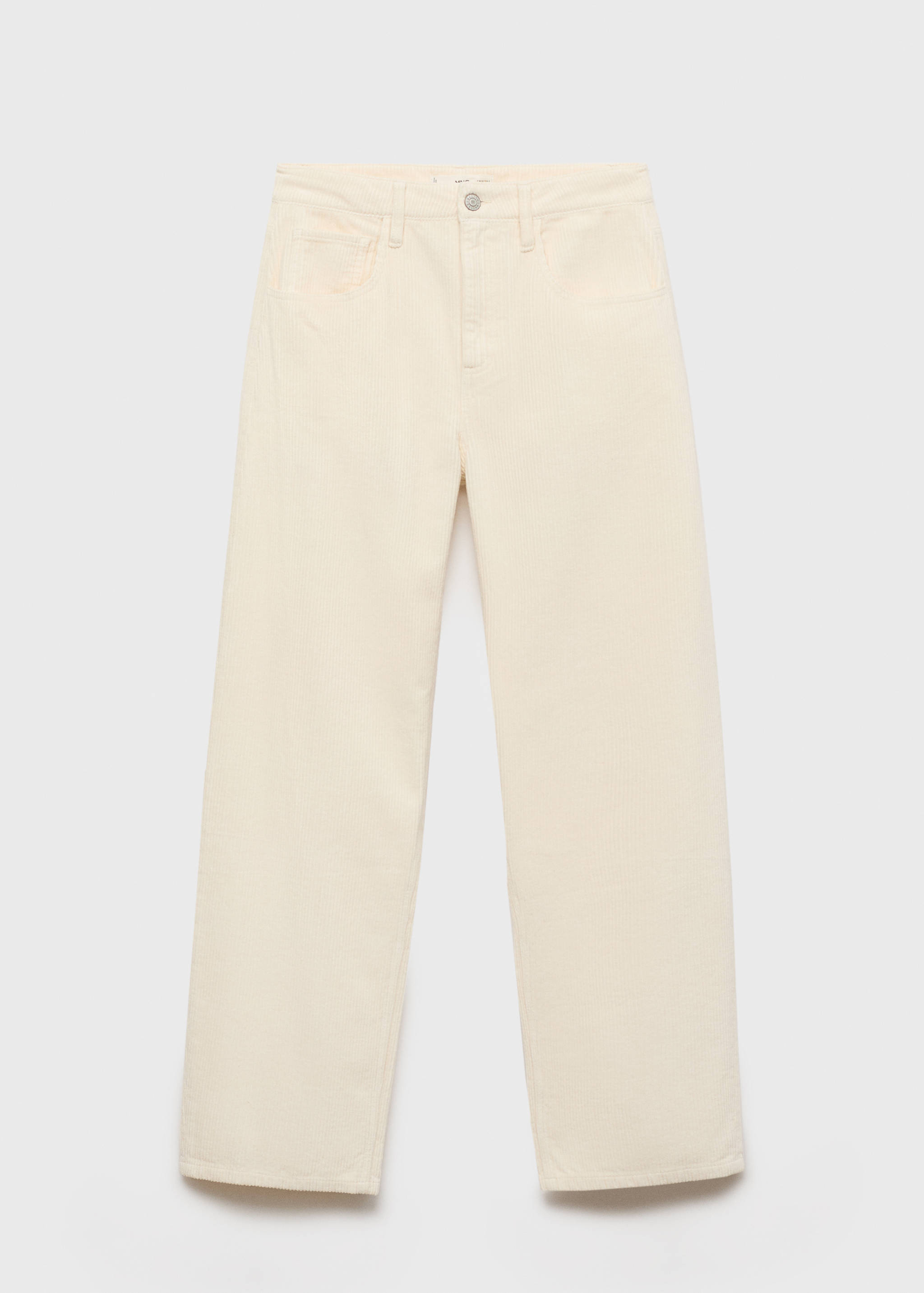 High-waisted corduroy balloon pants - Article without model