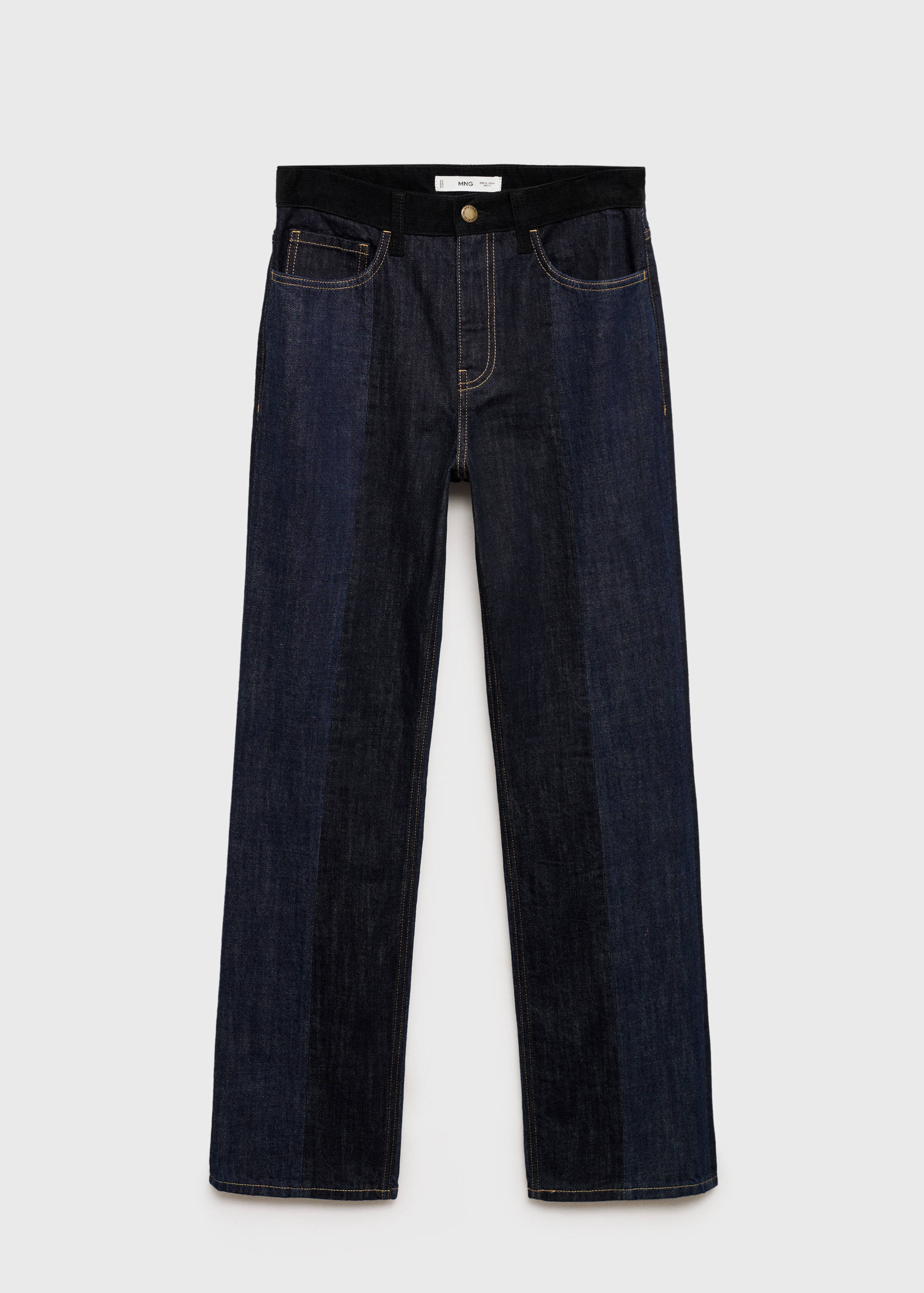 High waist straight jeans - Article without model