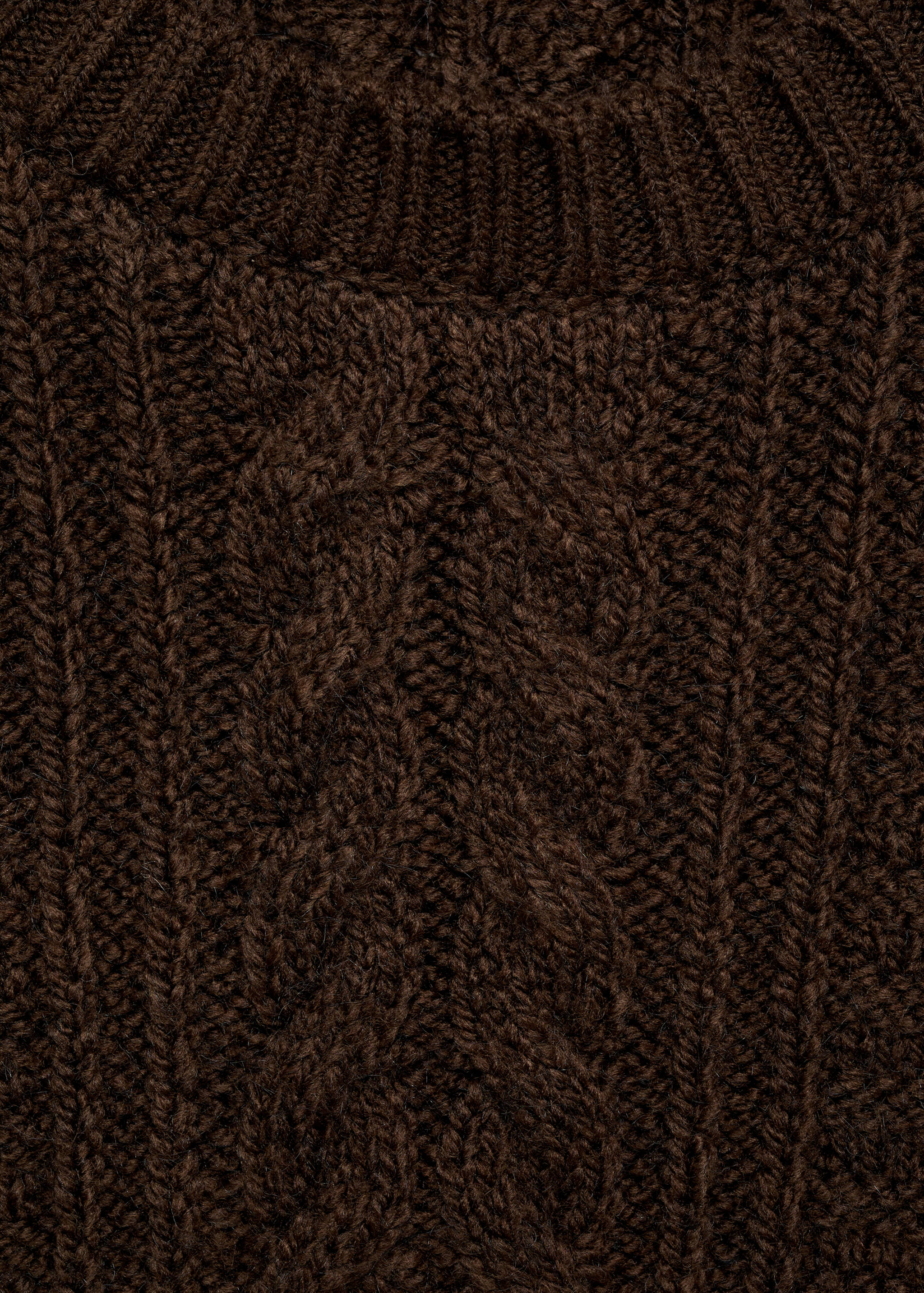 Round-neck braided sweater - Details of the article 8