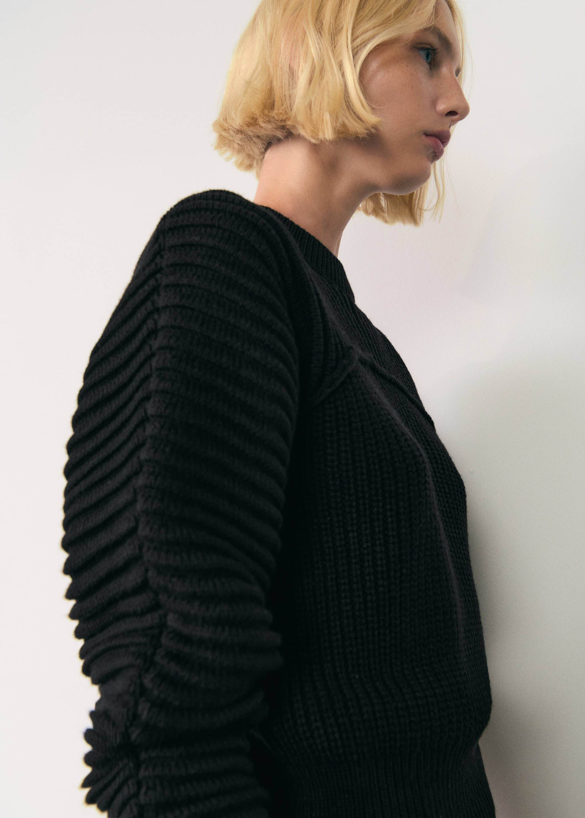 Jersey punto manga abullonada - Detalle del artículo 1