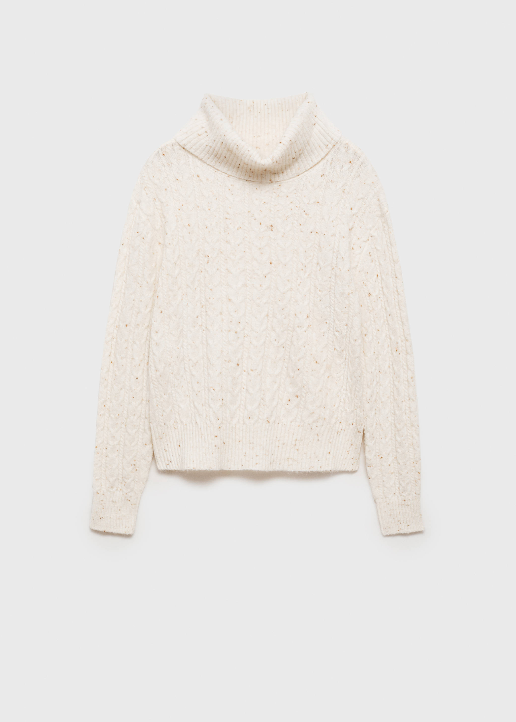 Twisted turtleneck sweater - Article without model