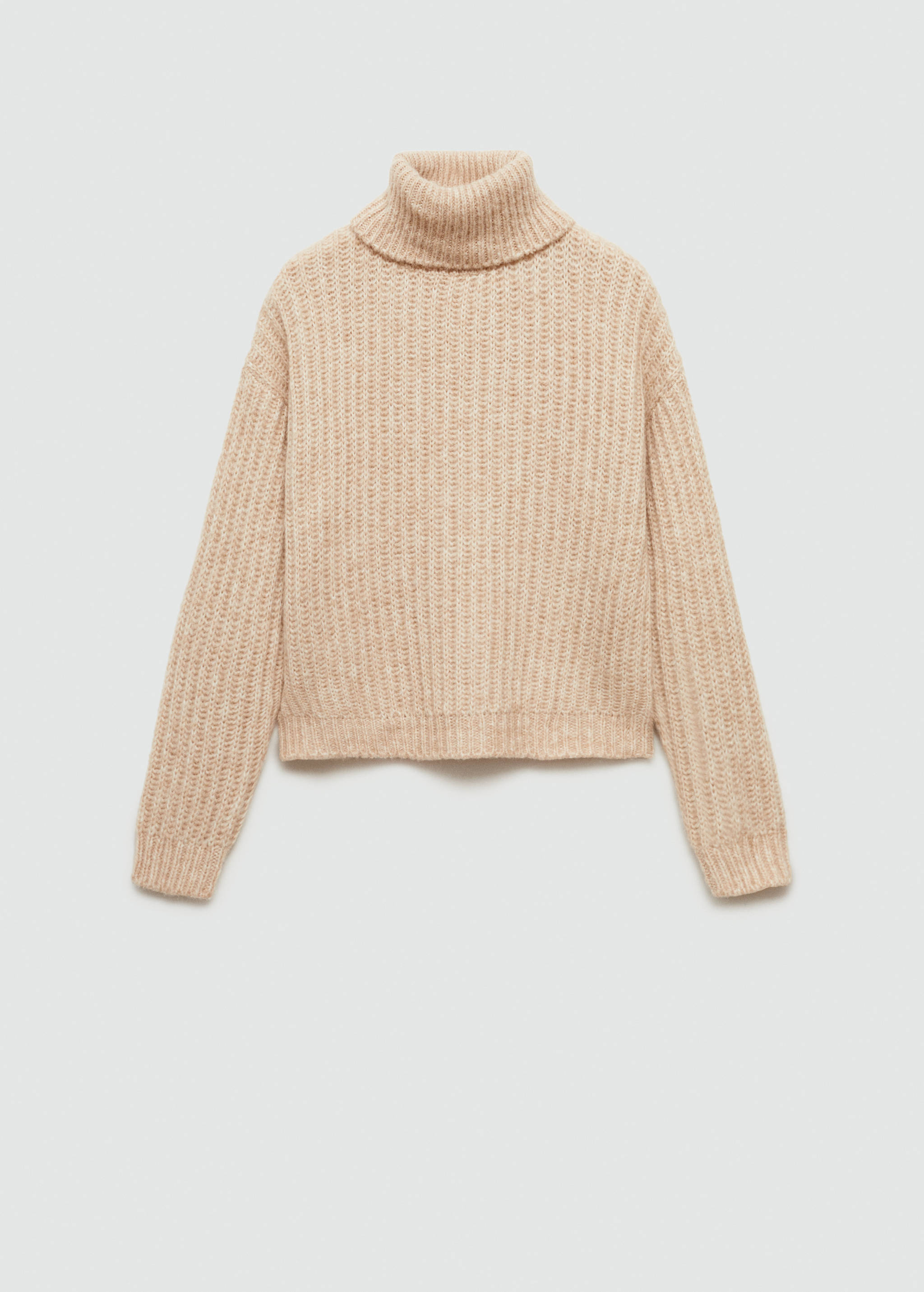 Turtleneck knit sweater - Article without model