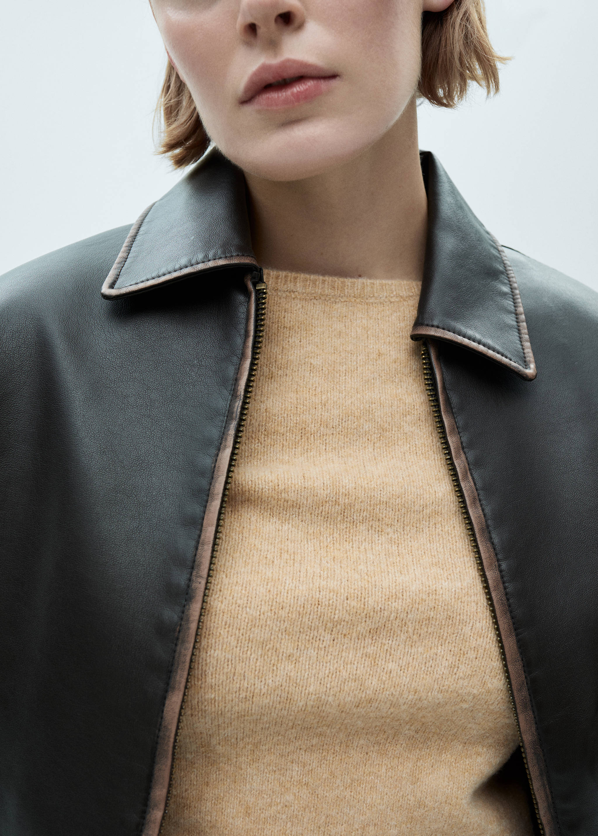 Fine-knit boat-neck sweater - Details of the article 6