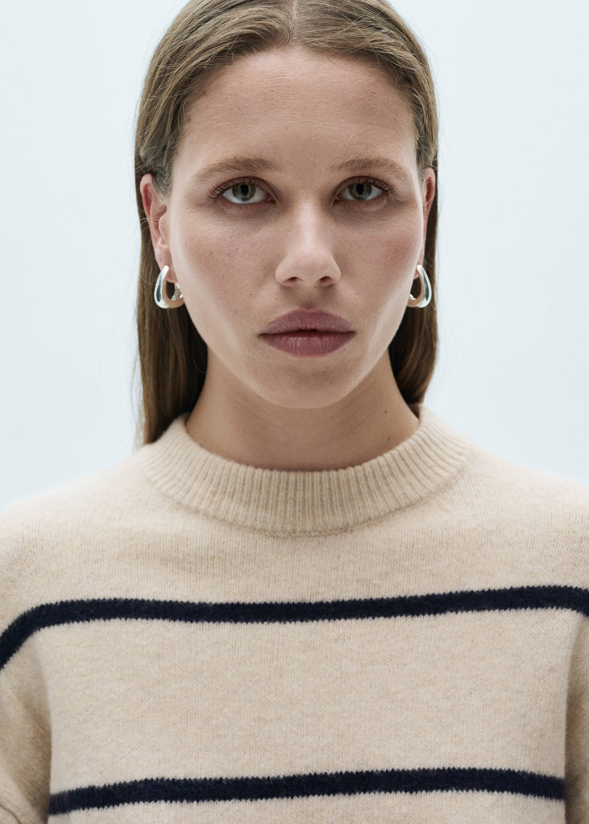 Knit striped sweater - Details of the article 1