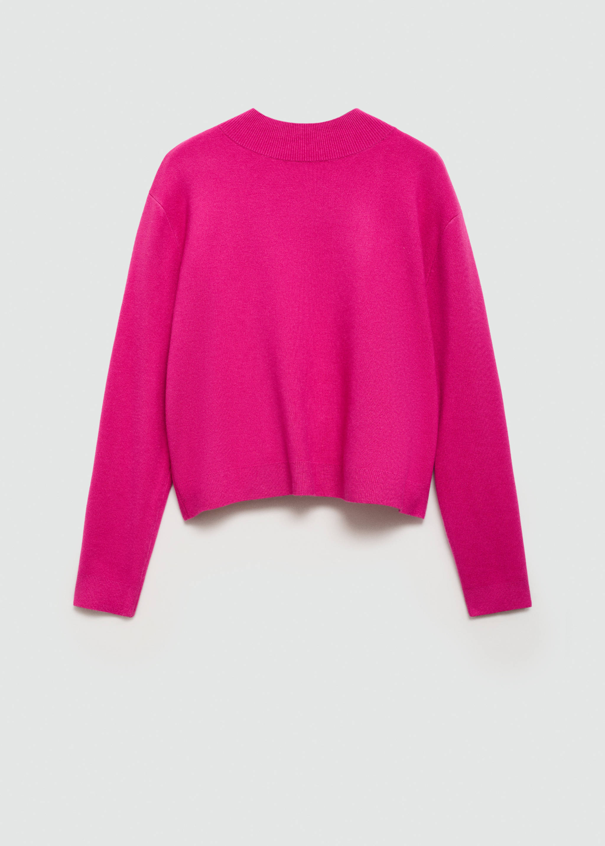 Knitted sweater with perkins neck - Article without model