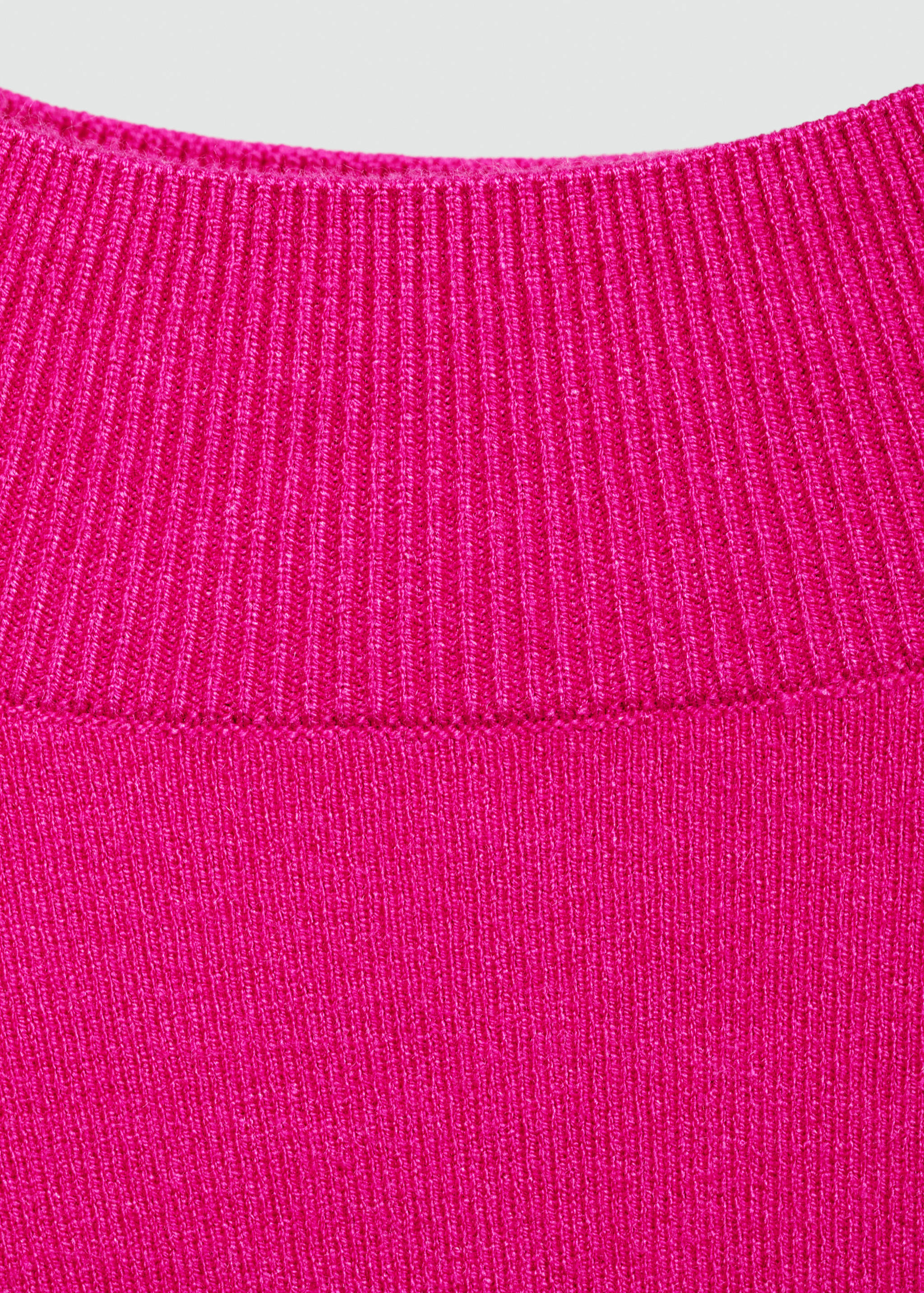 Knitted sweater with perkins neck - Details of the article 8