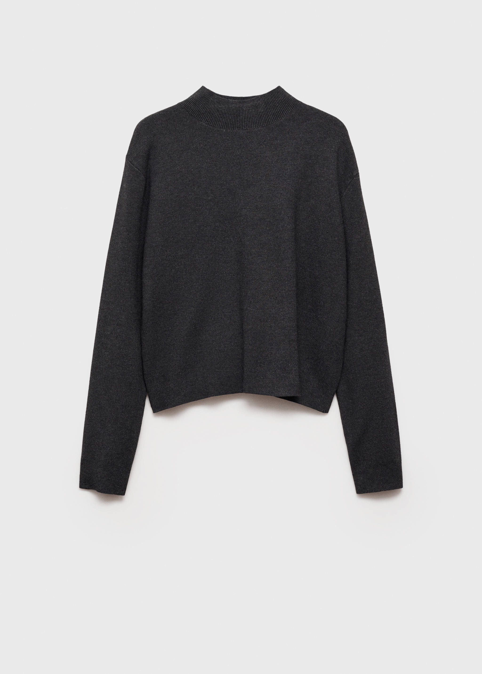 Knitted sweater with perkins neck - Article without model