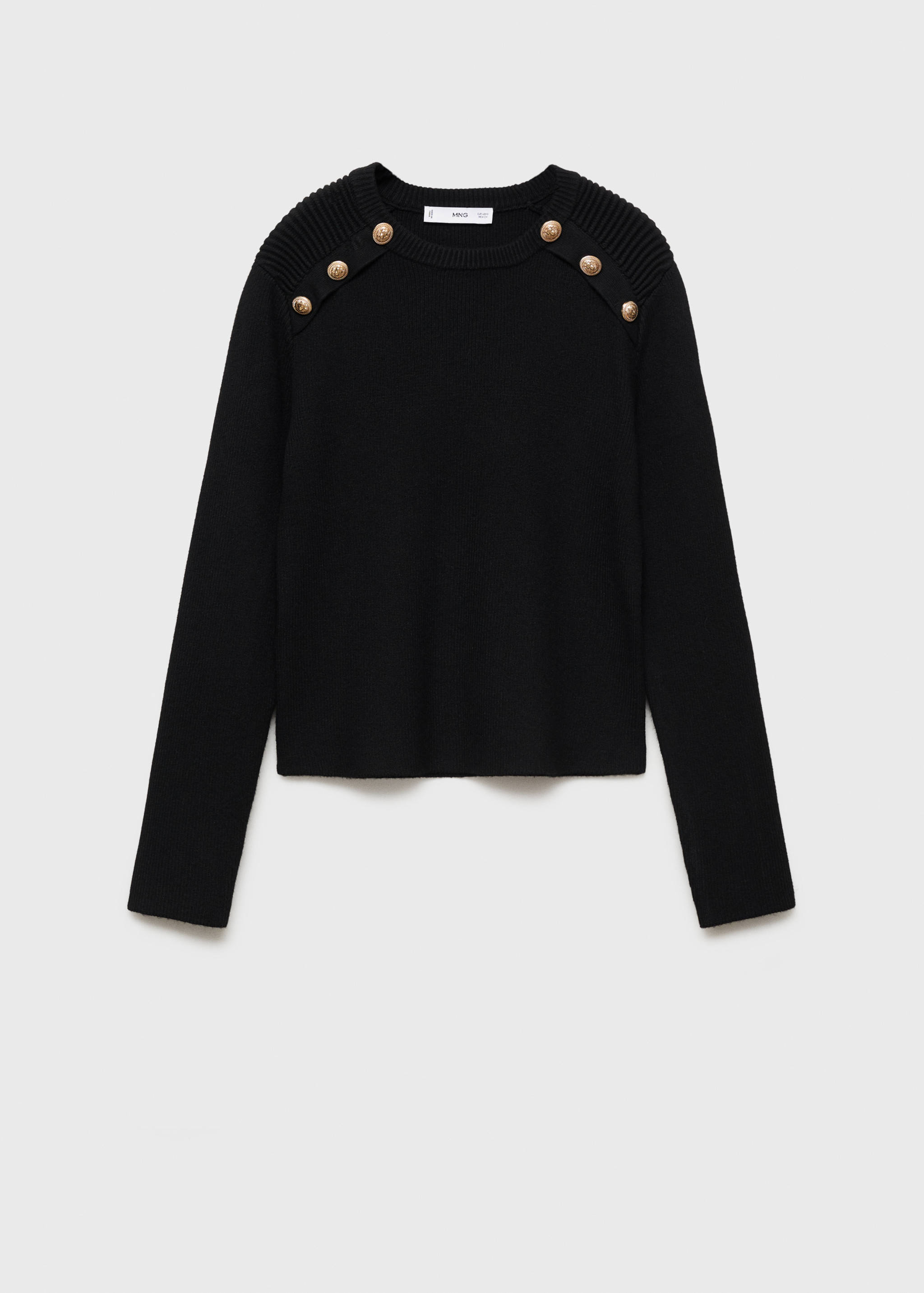 Sweater with jewel buttons - Article without model