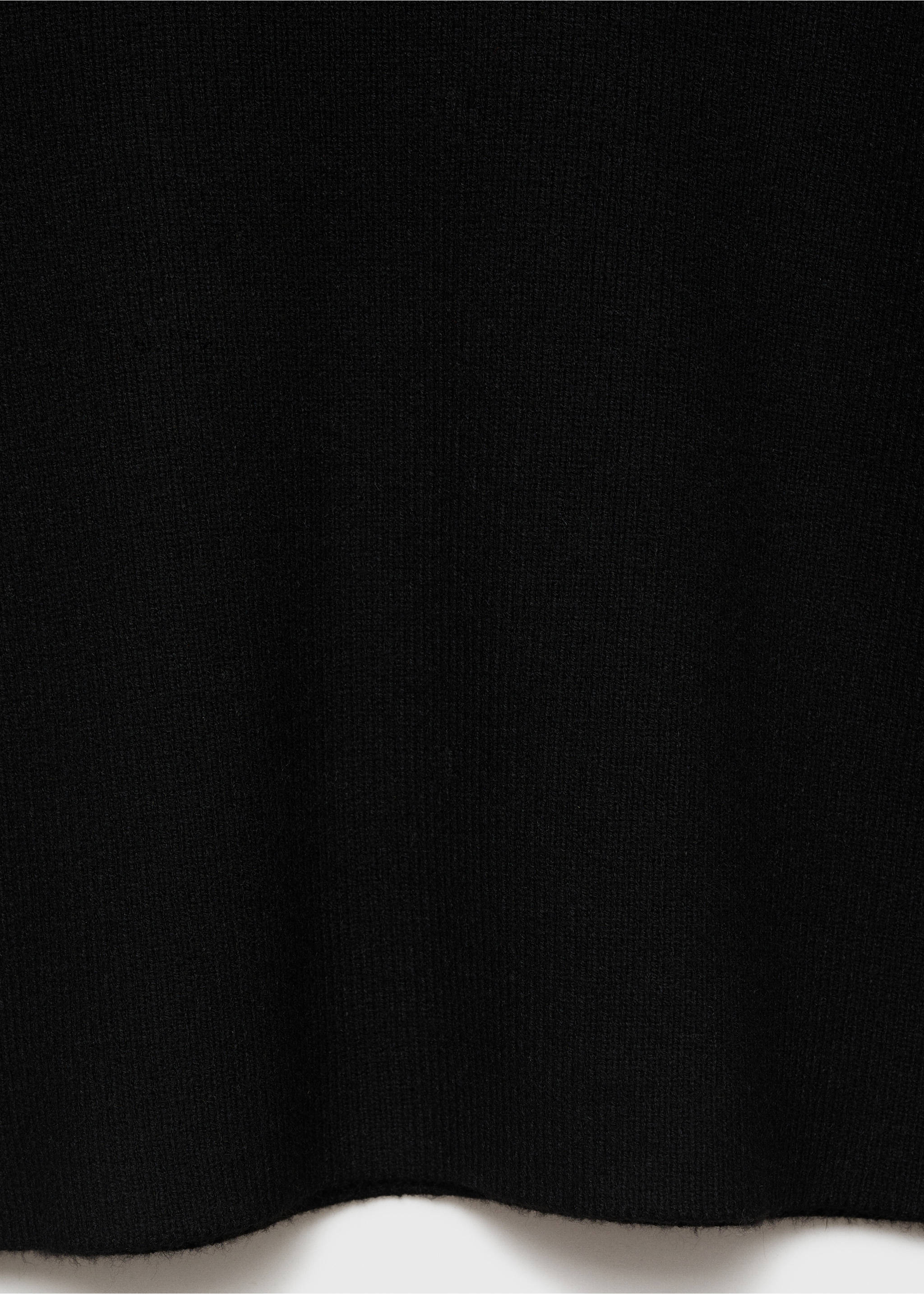 Sweater with jewel buttons - Details of the article 0, Black. Ref: 77007698-00.