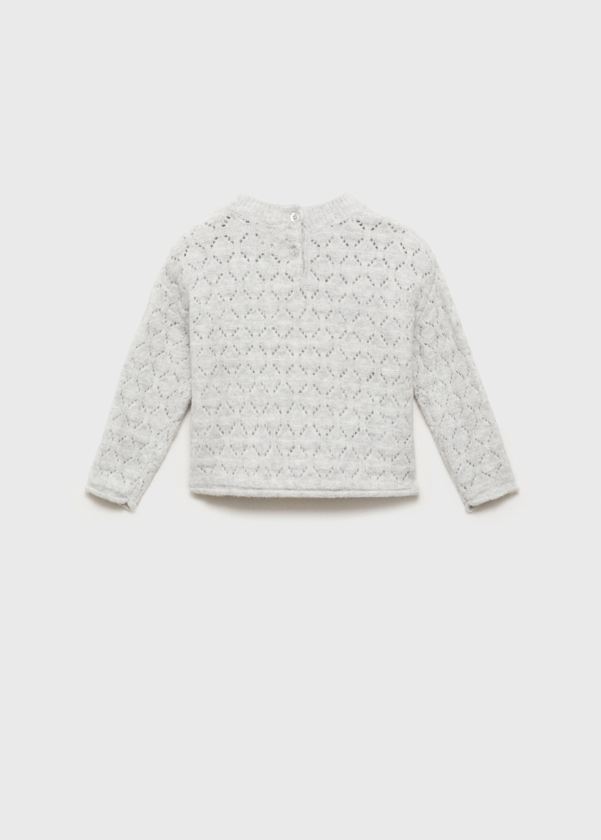Openwork knit sweater - Reverse of the article