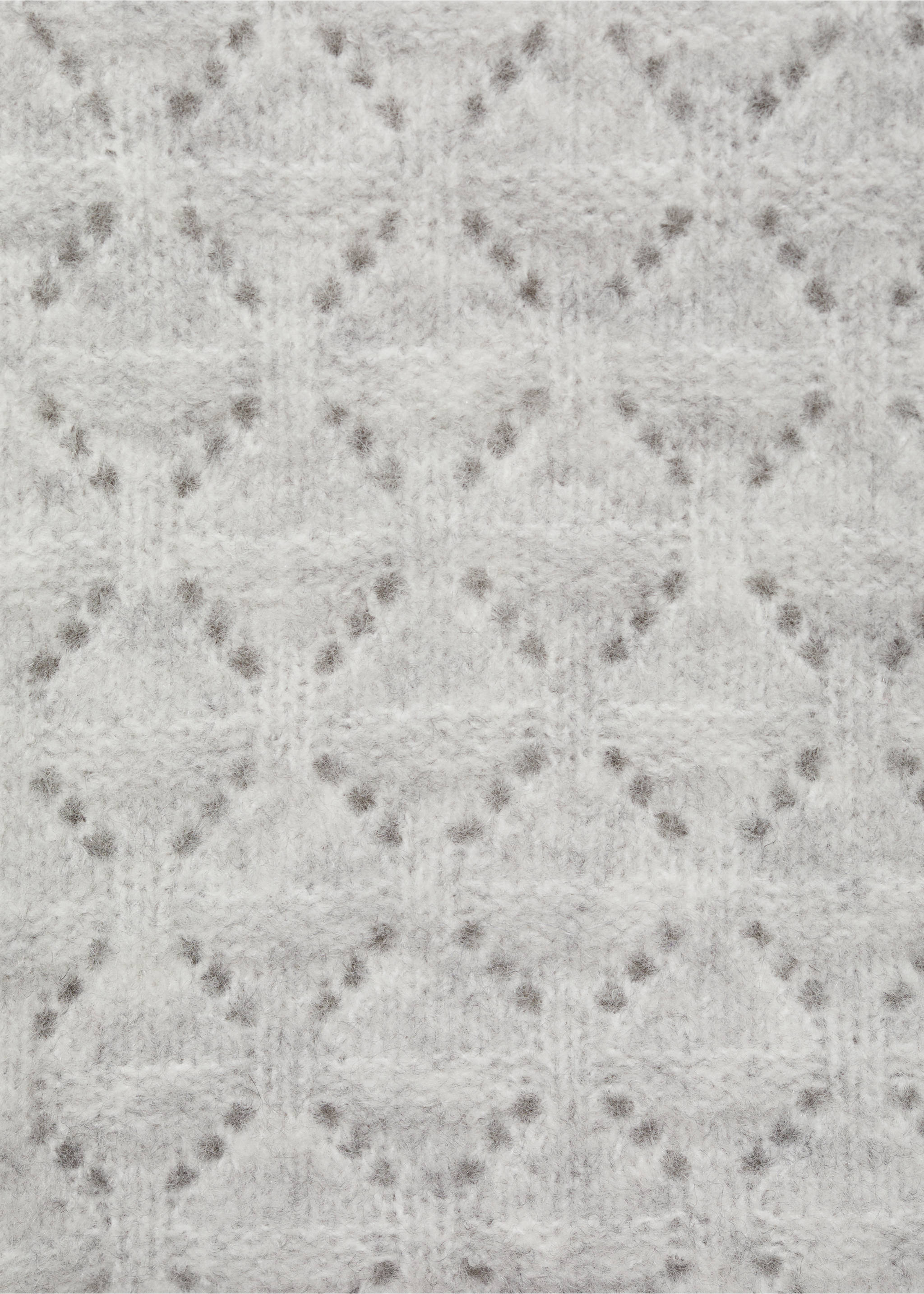 Pull en maille ajourée - Détail de l'article 0, Gris chiné clair. Ref: 77007699-00.