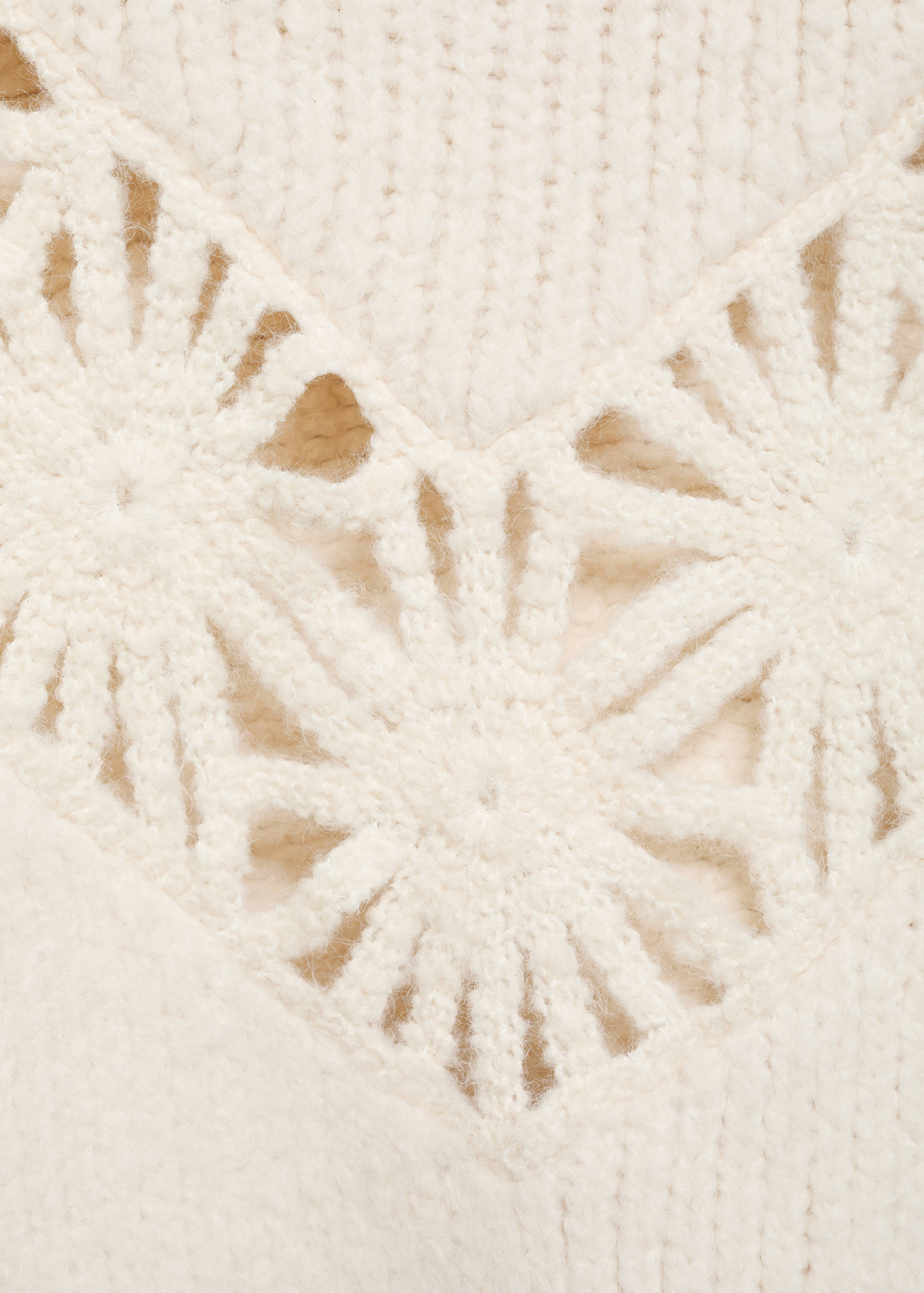 Strickpullover mit Blumenmuster - Detail des Artikels 8