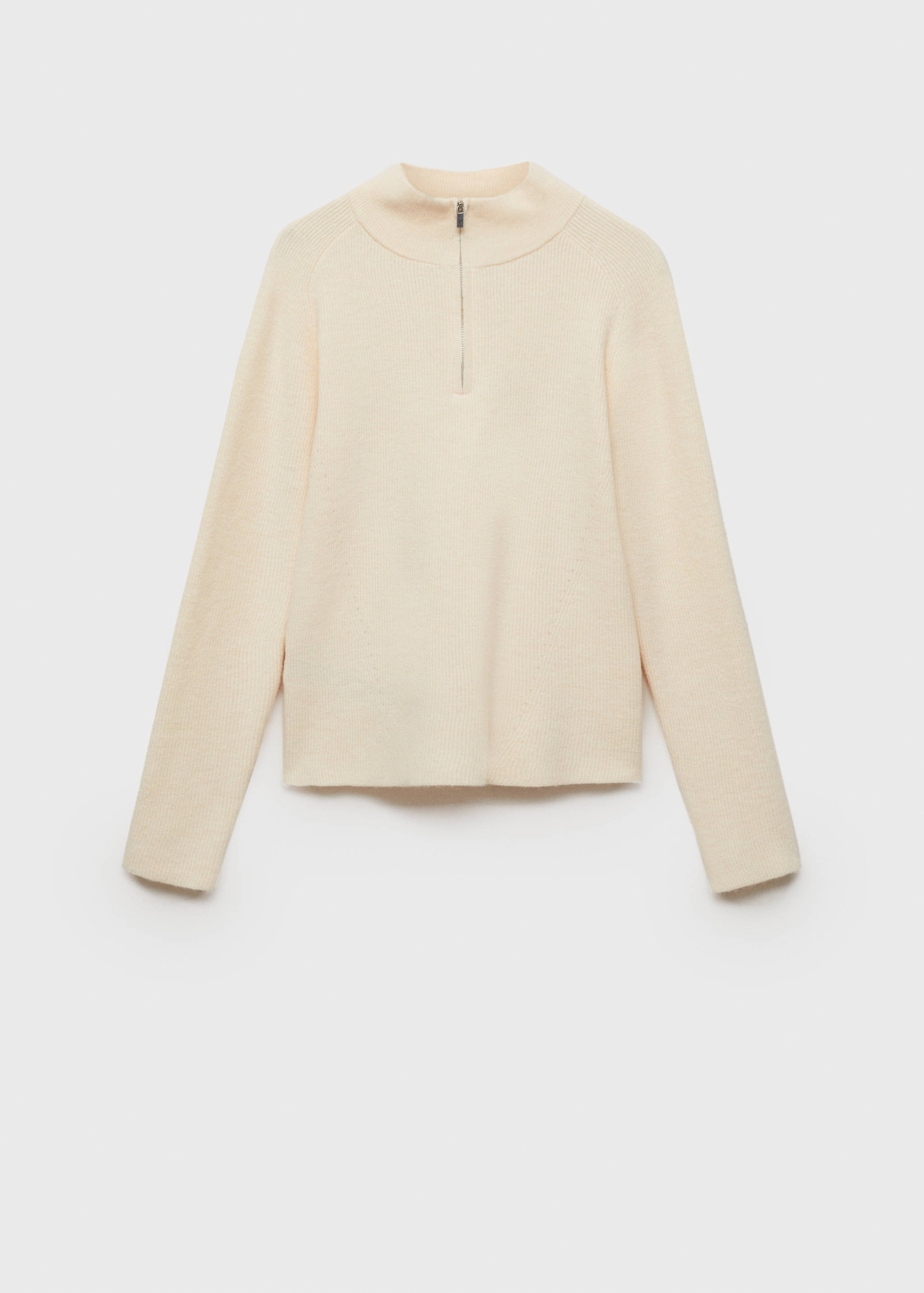 Pull-over col montant zip - Article sans modèle