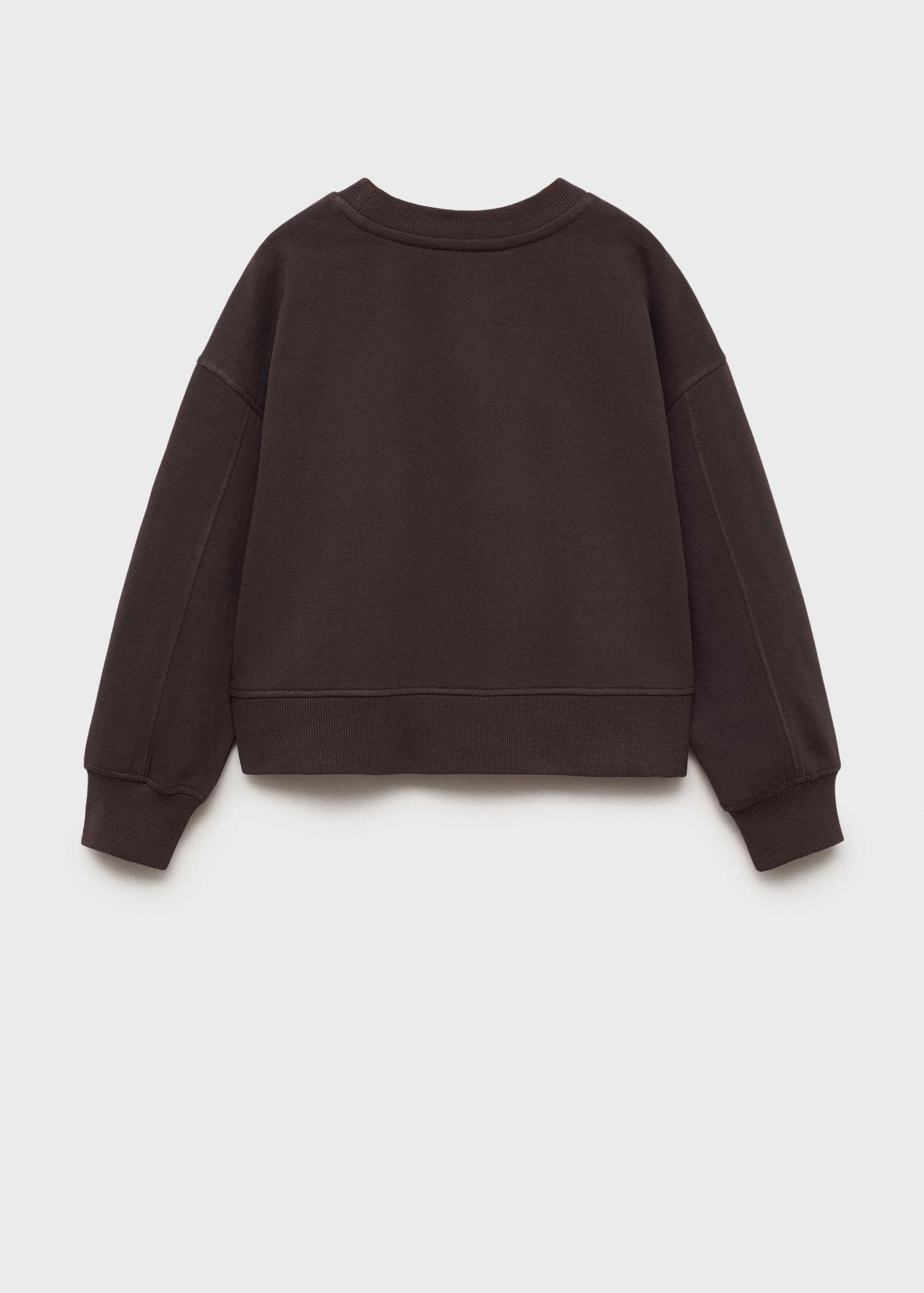 Embroidered printed hoodie - Reverse of the article