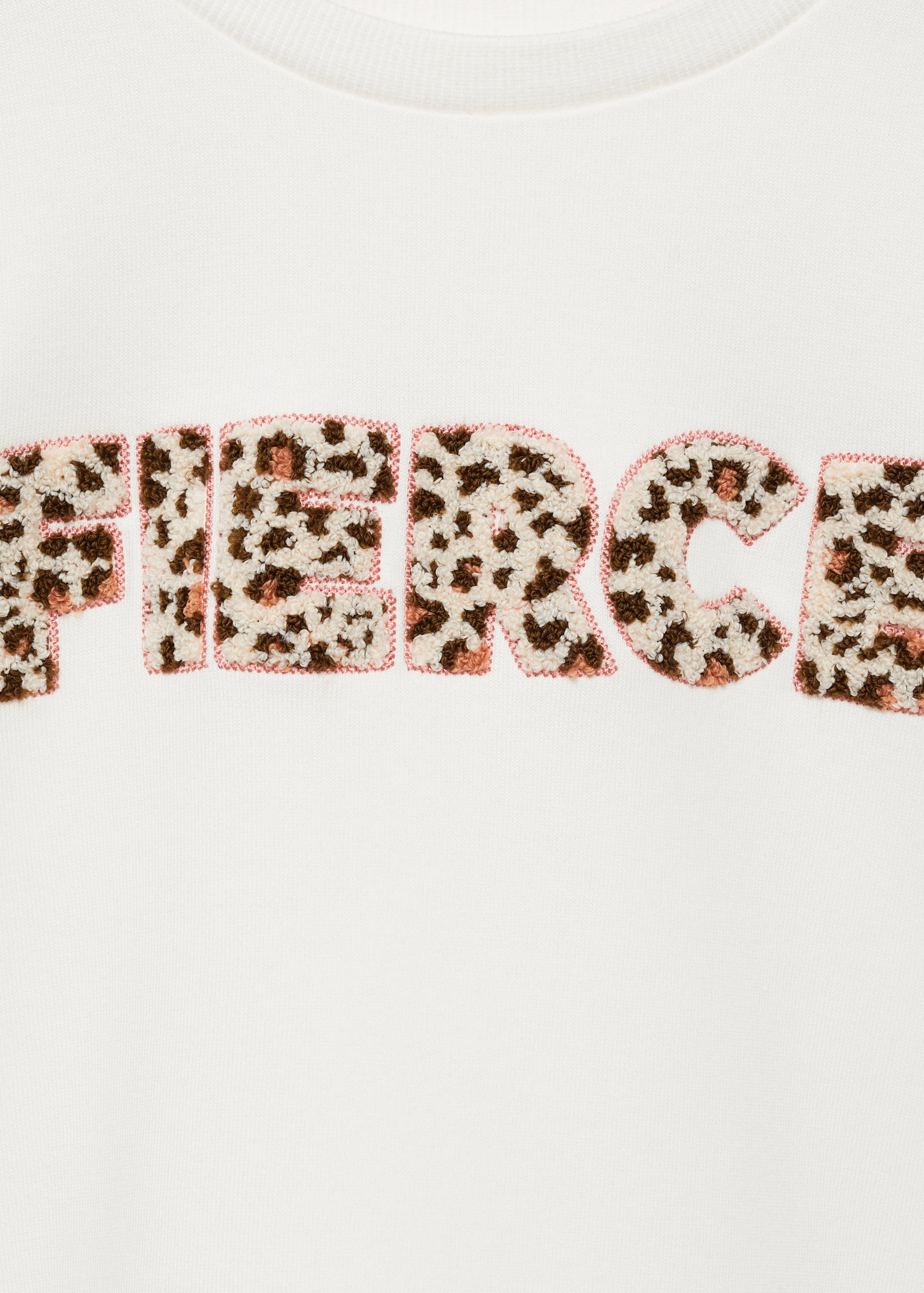 Embroidered detail cotton sweatshirt - Details of the article 8