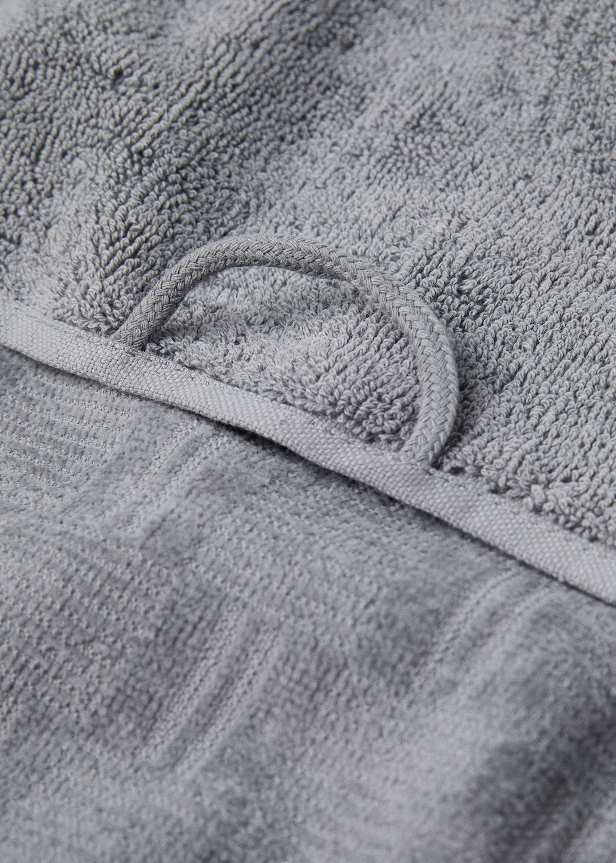 Badetuch aus 100 % Baumwolle mit geometrischem Reliefmuster 90 x 150 cm - Detail des Artikels 1
