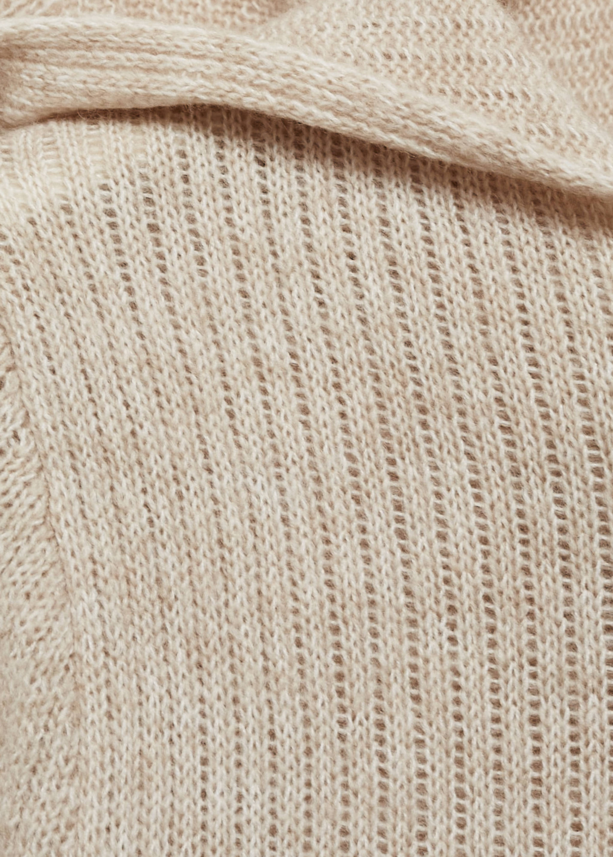 Ribbed hooded sweater - Details of the article 8