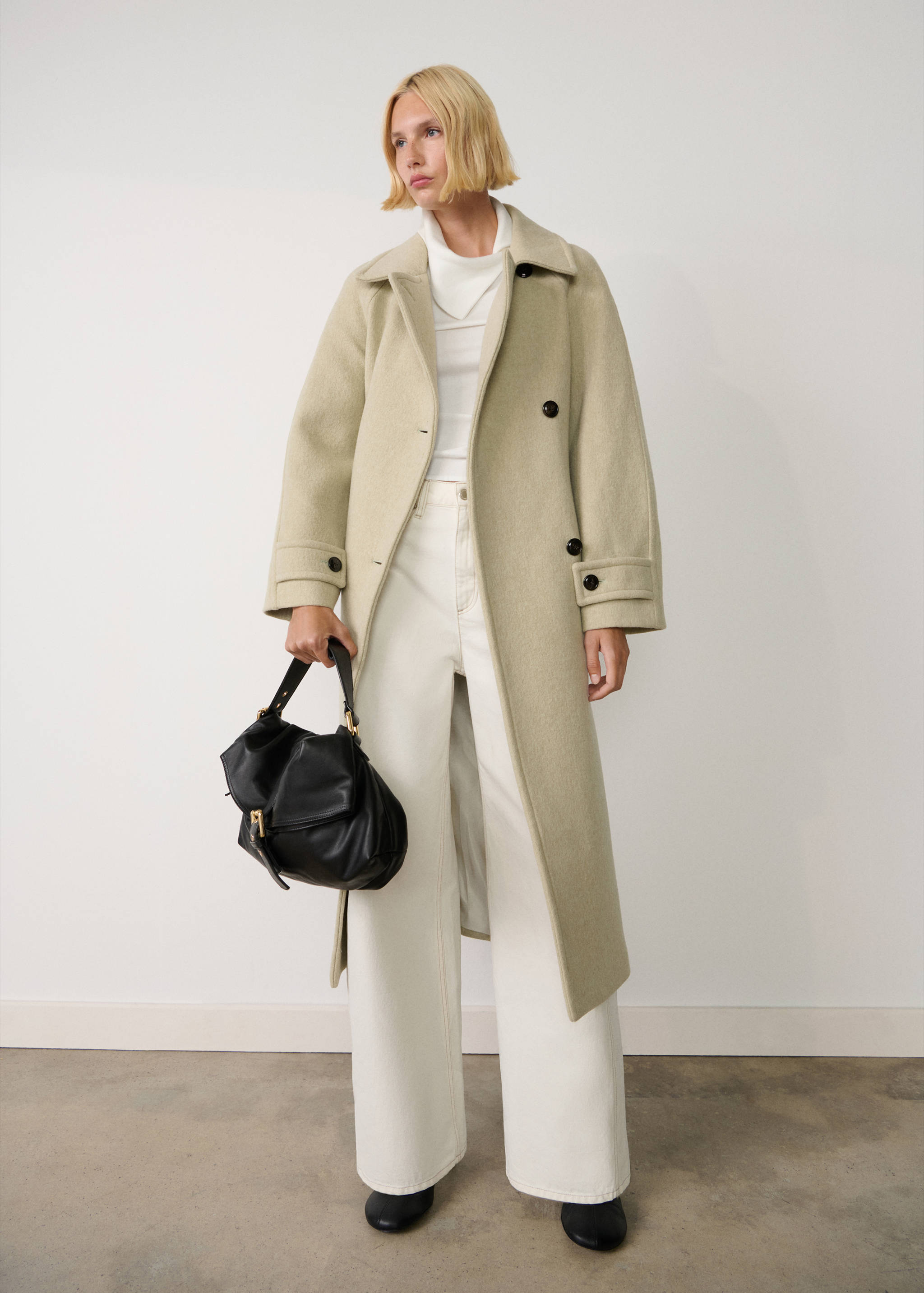 Pull-over maille col revers - Plan général