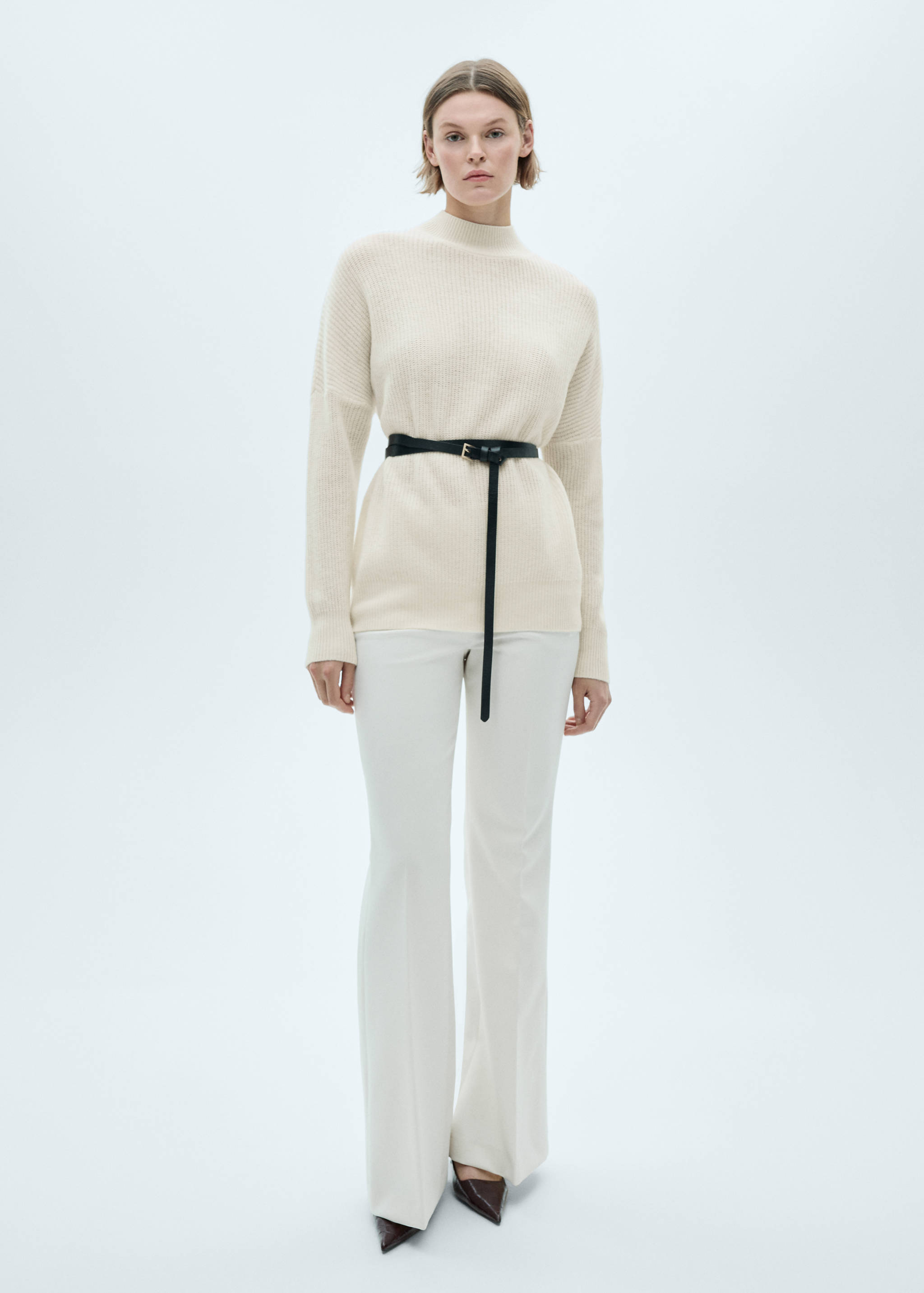 Oversized-Baumwollpullover - Allgemeine Ansicht