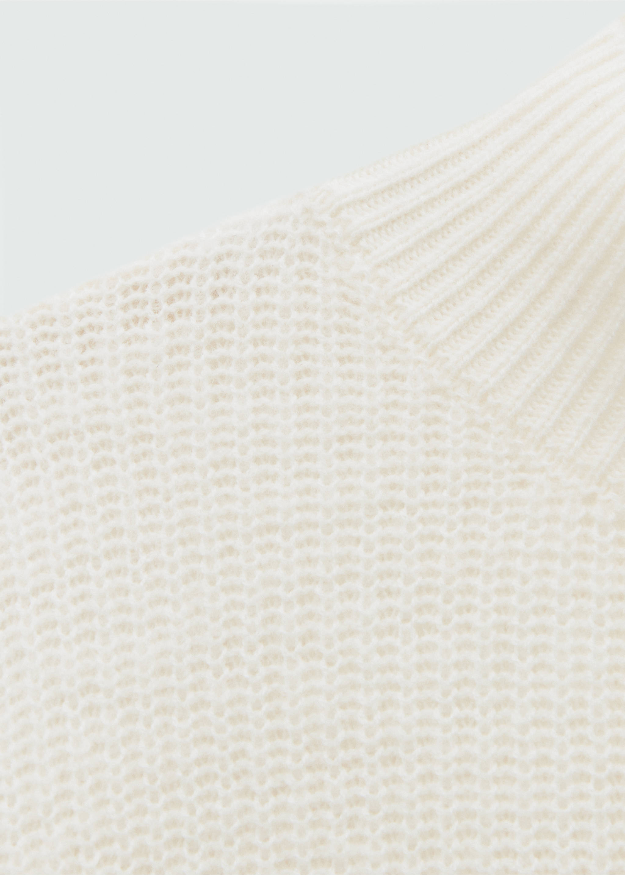 Túlméretezett gyapjú pulóver - A termék adatai 0, Ekrü. Ref: 77007722-00.