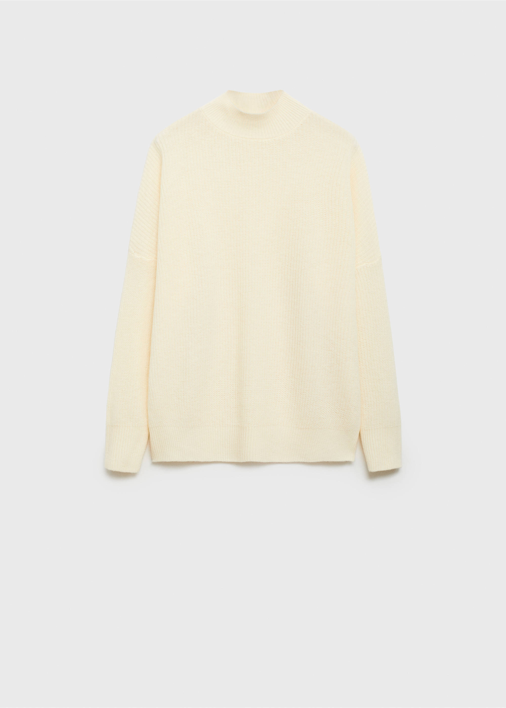 Oversize wool-blend sweater - Article without model, Ecru. Ref: 77007722-00.