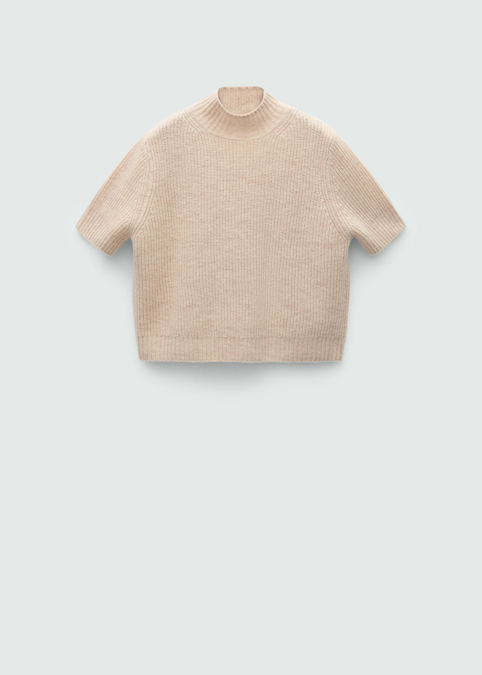 Wollen trui met korte mouw - Artikel zonder model