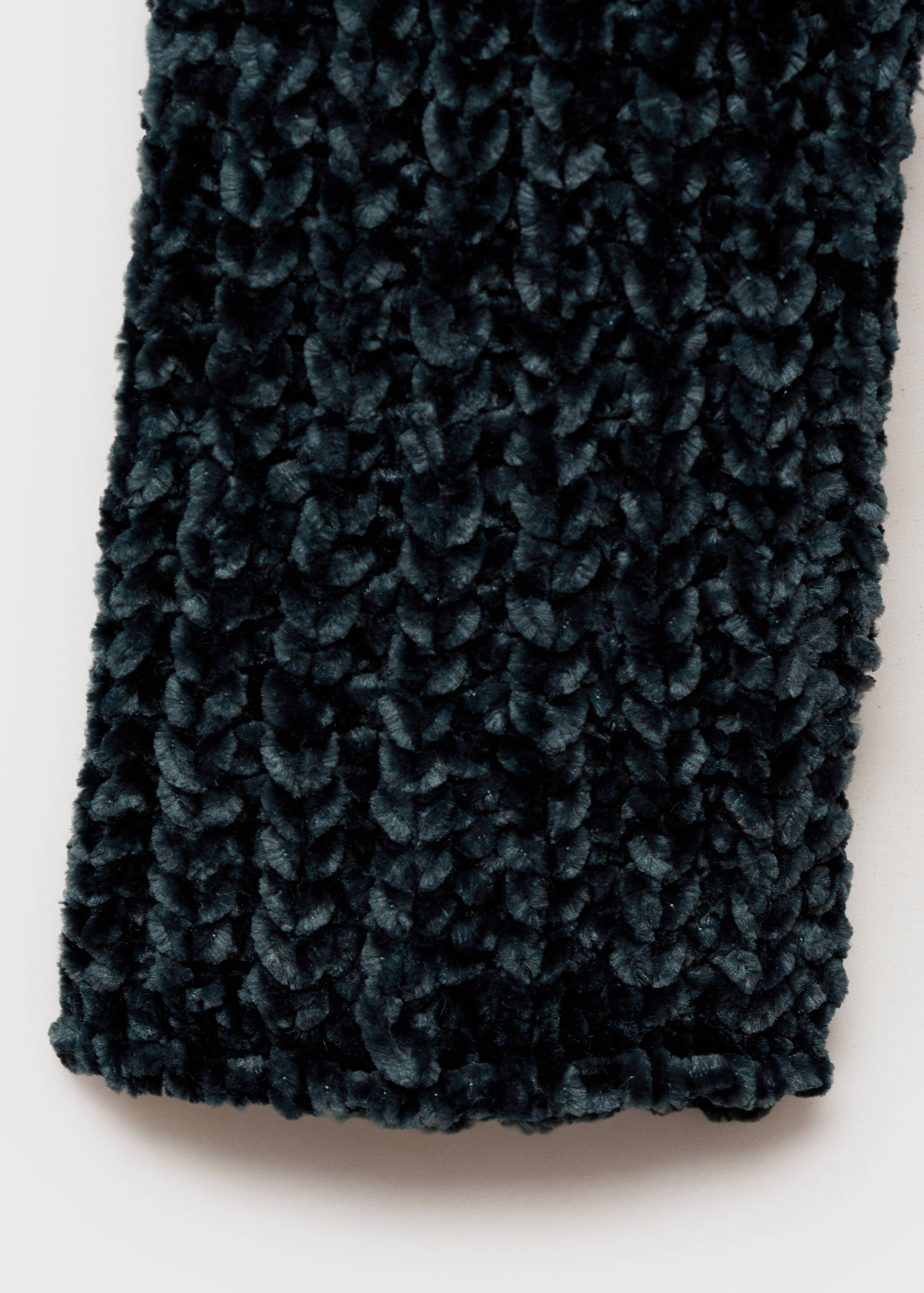 Chenille knit sweater - Details of the article 0