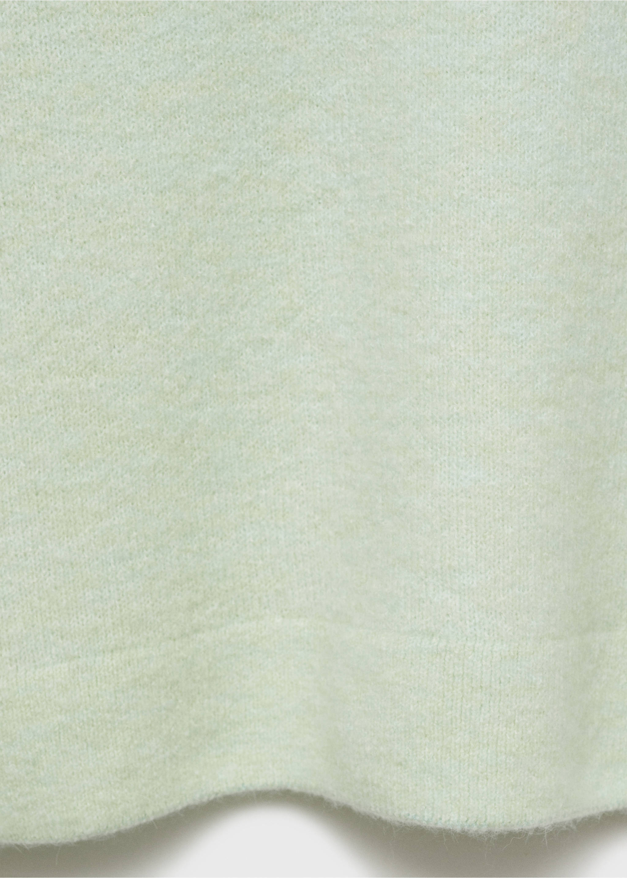 Svetr oversize s výstřihem do V - Detail zboží 0, Zelená voda. Ref: 77007726-00.