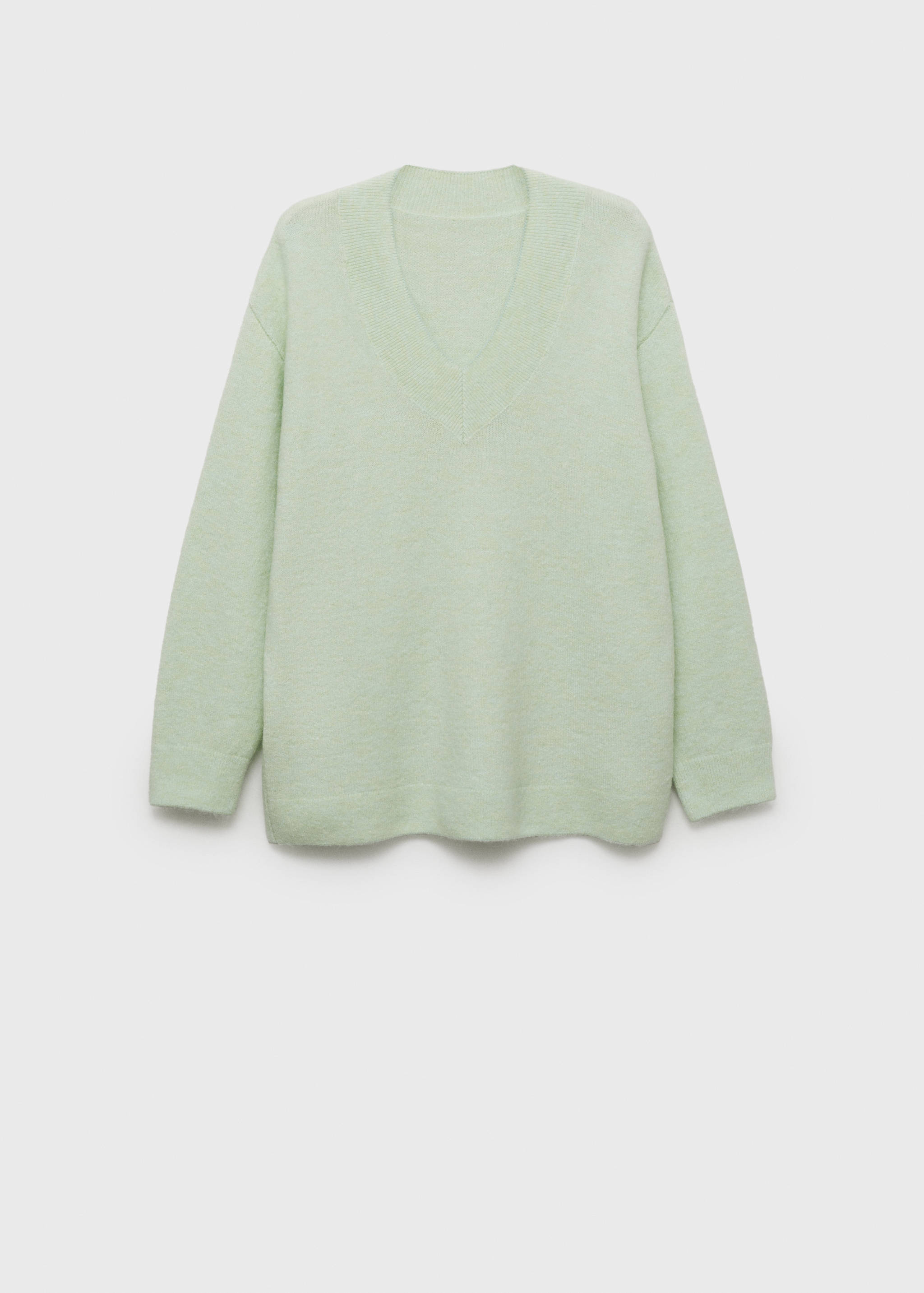 Oversized-Pullover mit V-Ausschnitt - Artikel ohne Model