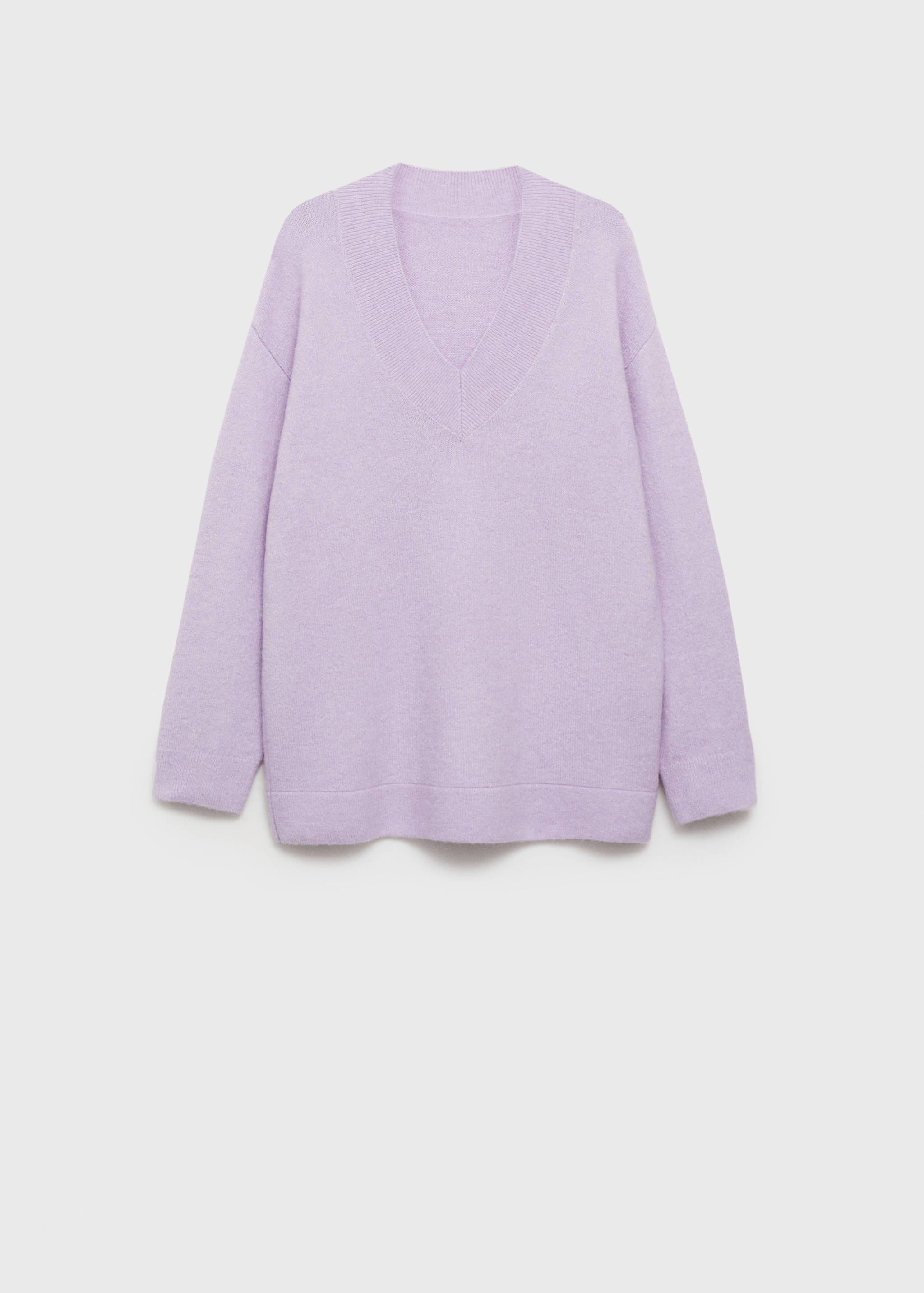 Oversized-Pullover mit V-Ausschnitt - Artikel ohne Model
