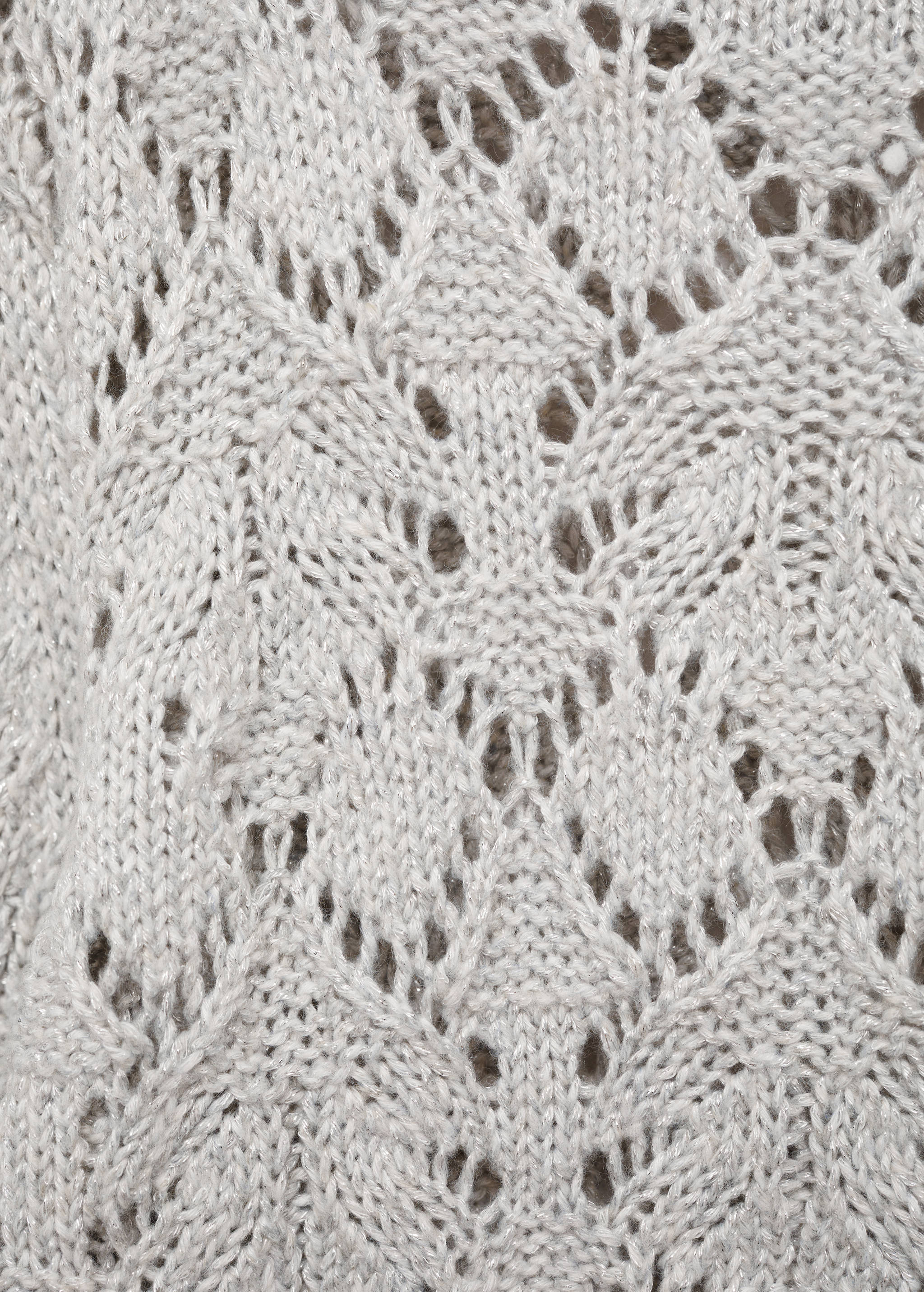 Openwork lurex knit sweater - Details of the article 8