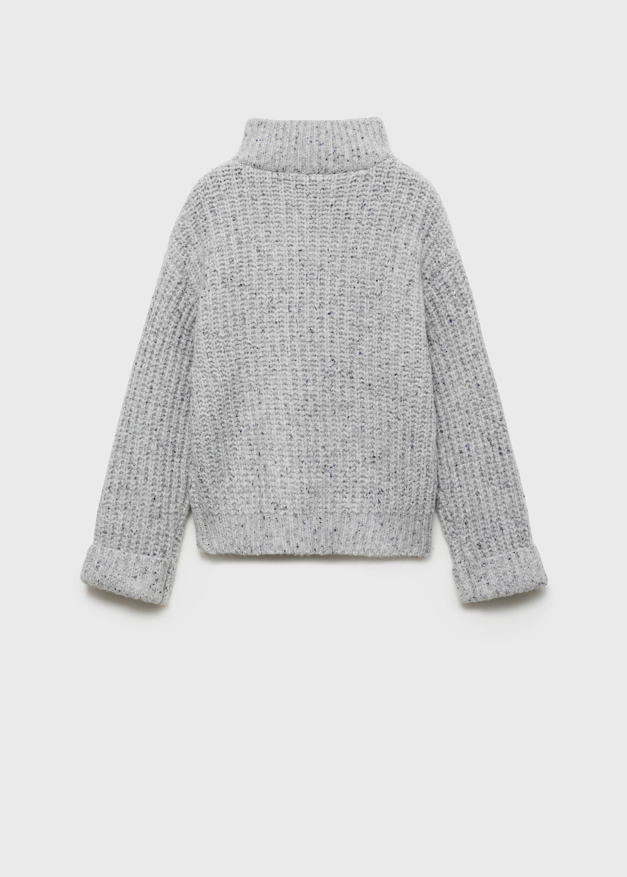 Sweter z golfem i zamkiem - Tylna strona artykułu