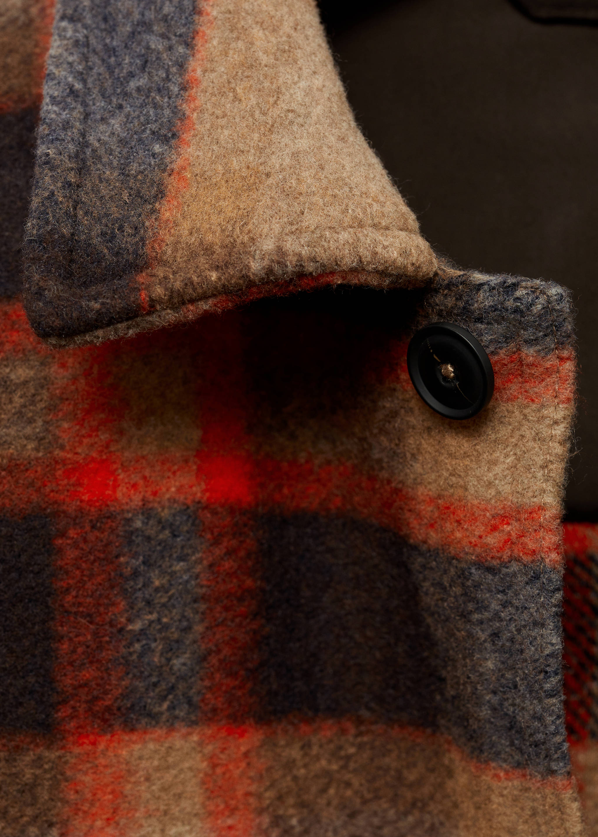 Check flannel overshirt - Details of the article 8