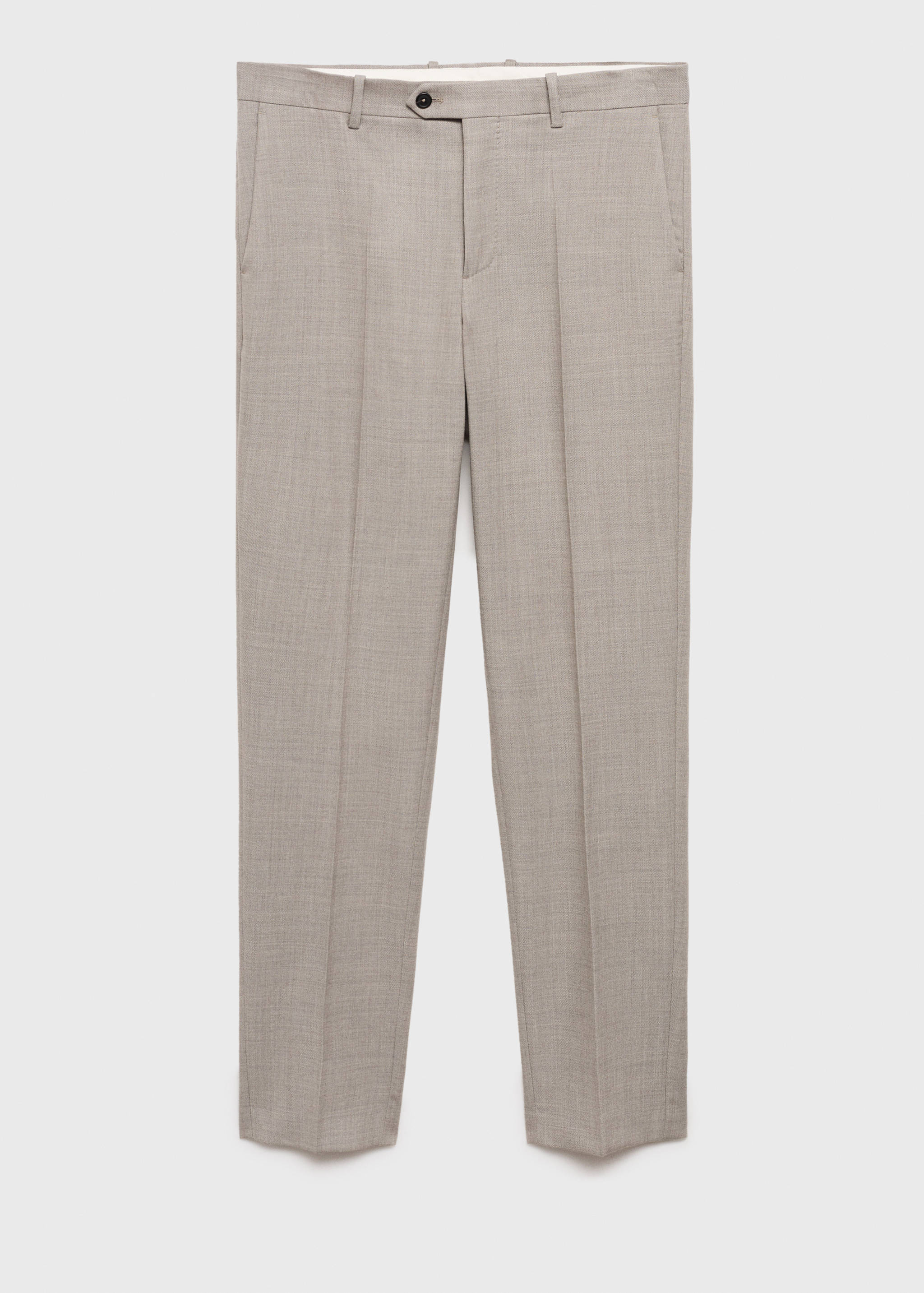Kalhoty slim fit 100% panenská vlna - Zboží bez modelu