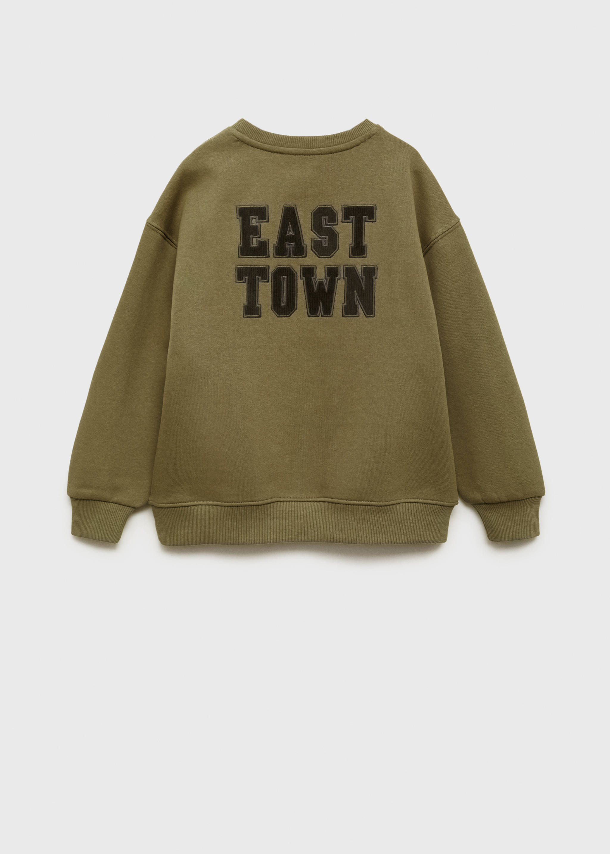 Printed cotton sweatshirt - Reverse of the article