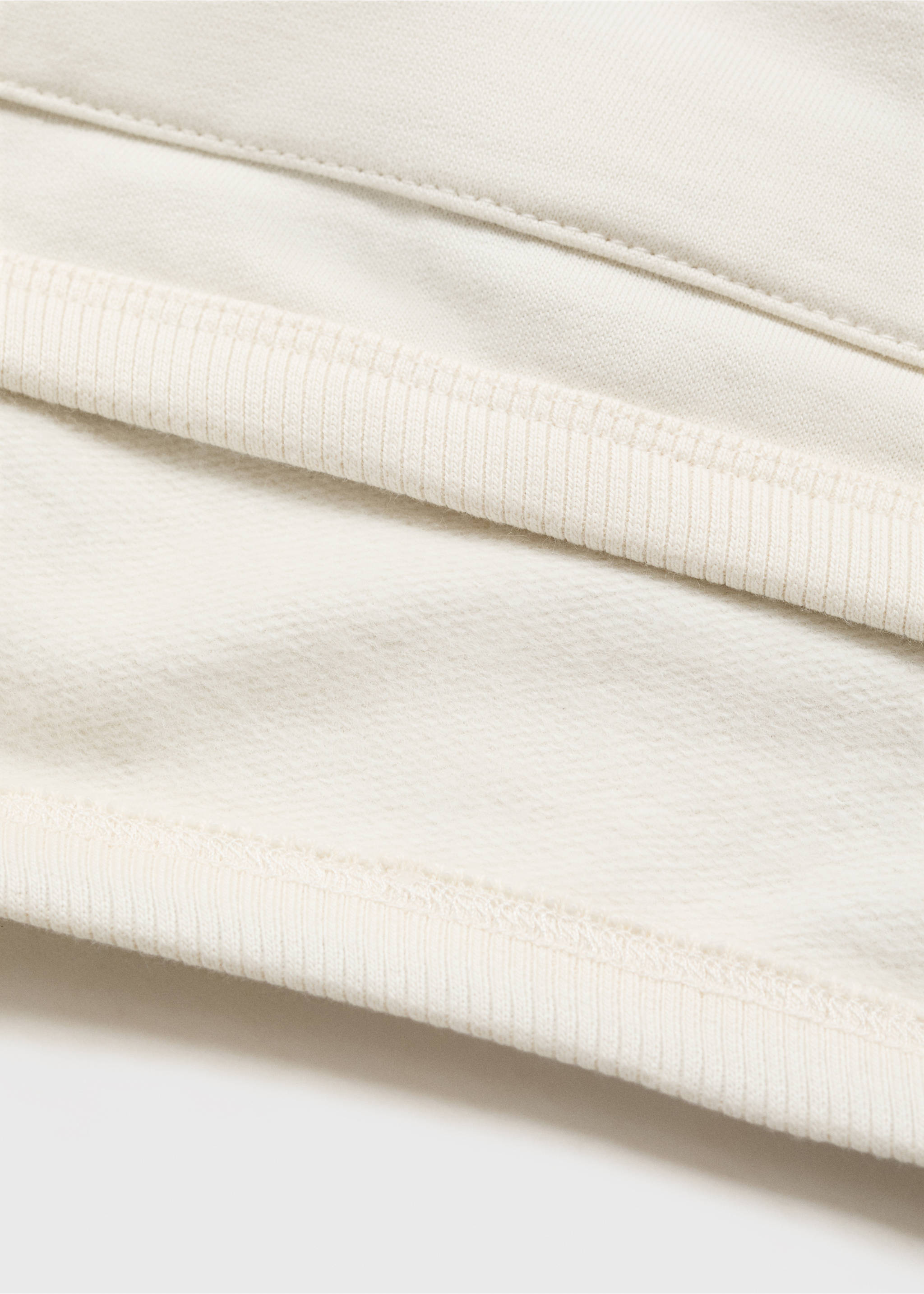 Striped hooded sweatshirt - Details of the article 0, Ice Grey. Ref: 77007938-00.