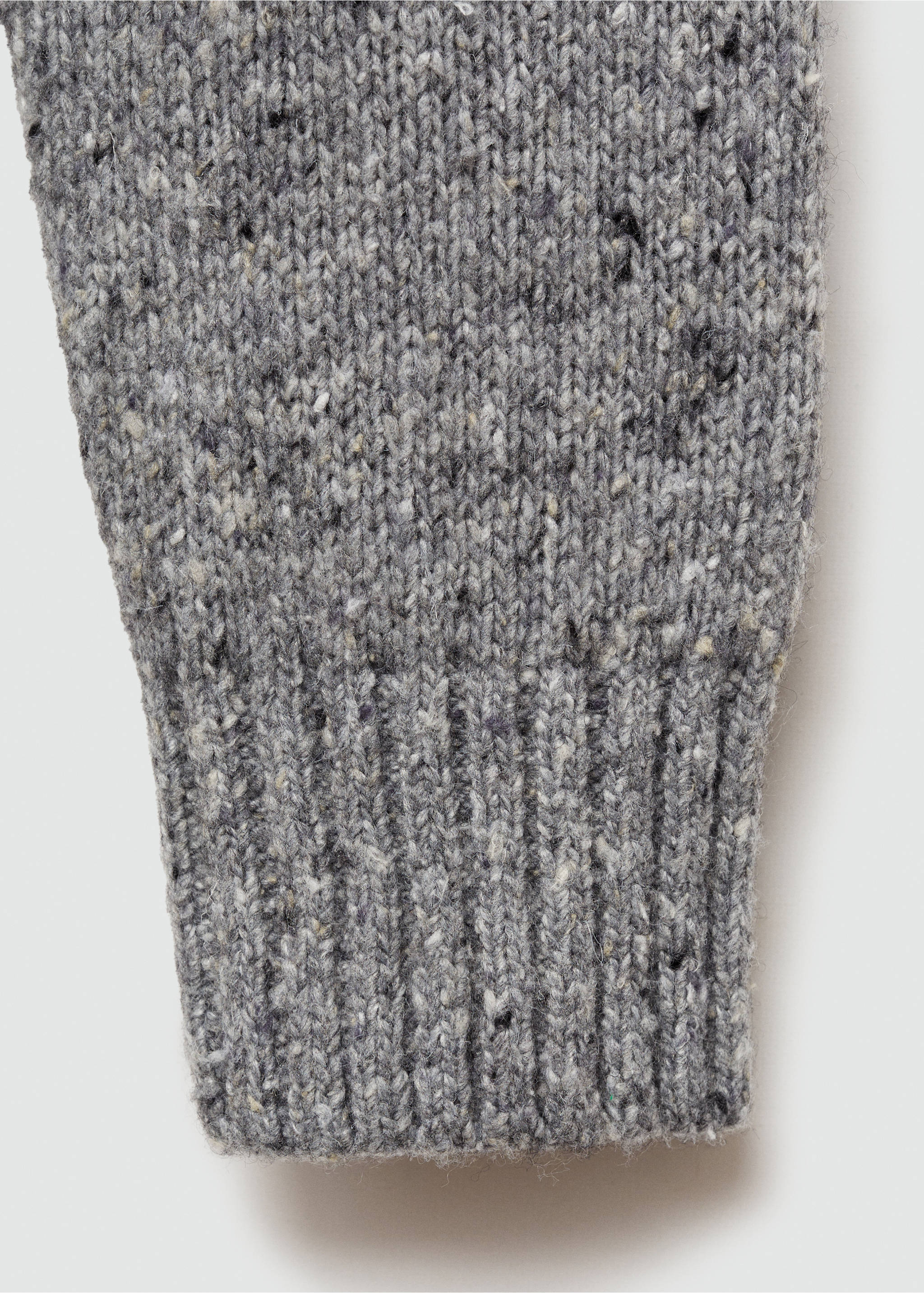 Marled wool knitted sweater - Details of the article 0, Medium Heather Grey. Ref: 77007941-00.