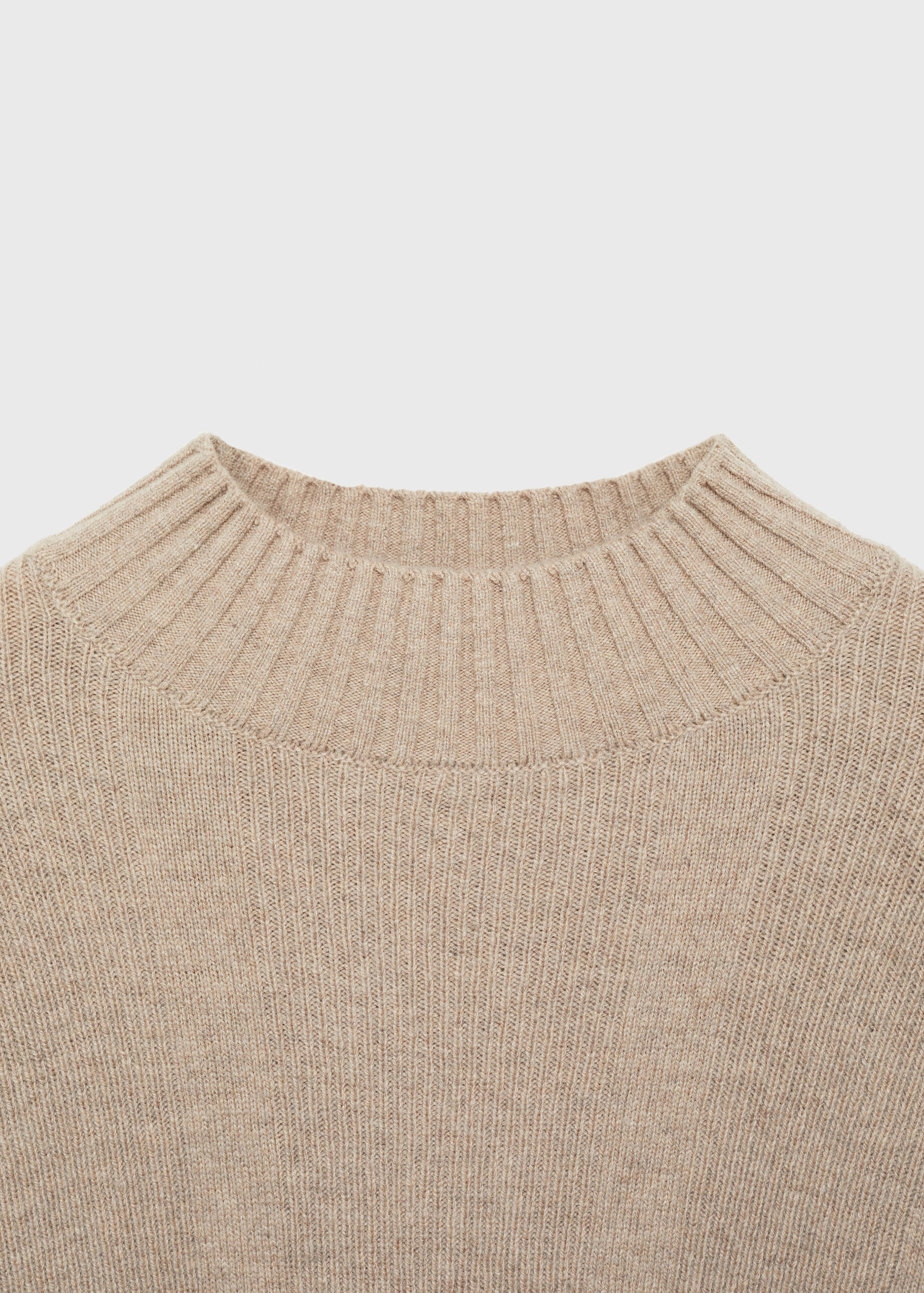 Strukturierter Wollstrickpullover - Detail des Artikels 8