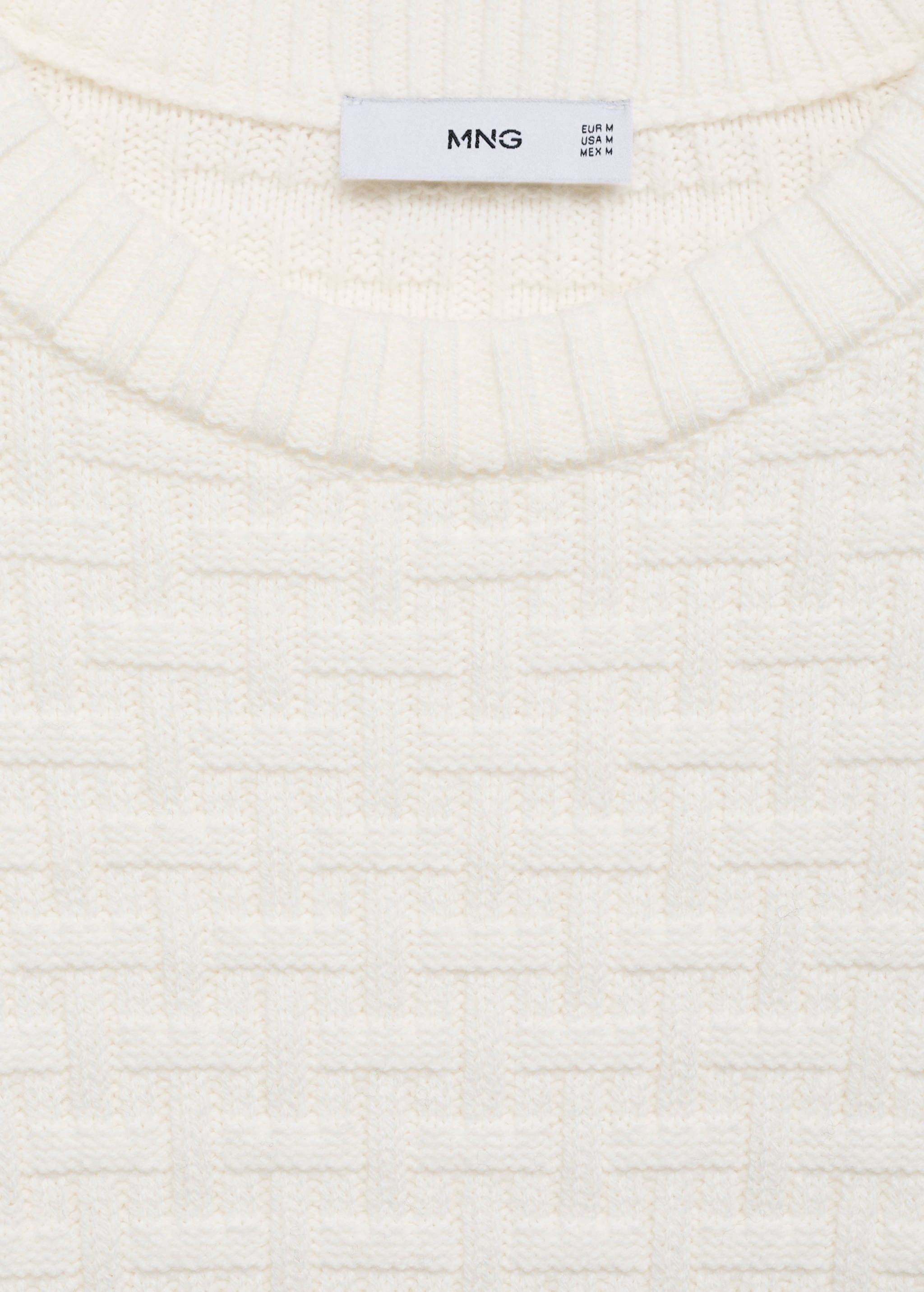 Križani pleteni pulover - Detalji artikla 8