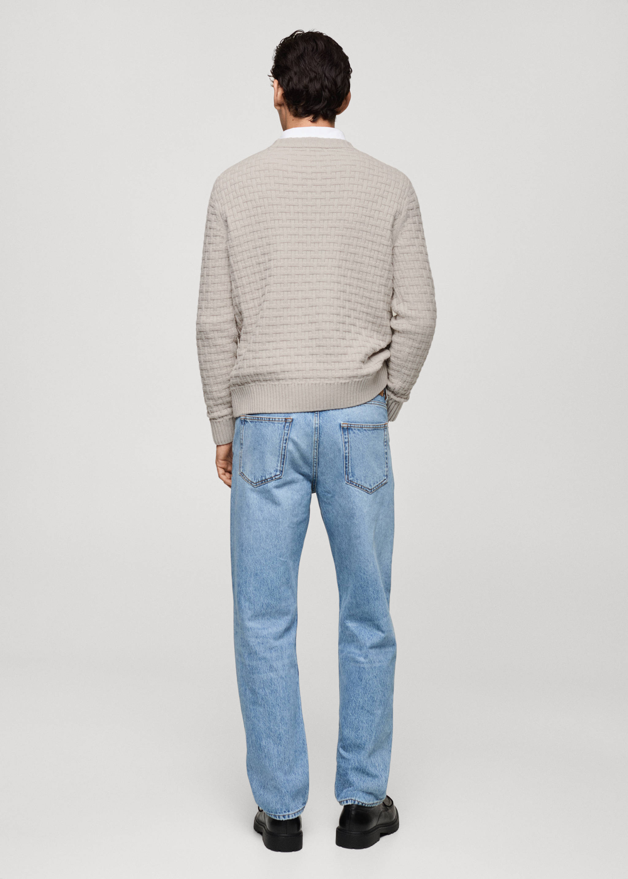 Pull-over croisé maille - Verso de l’article