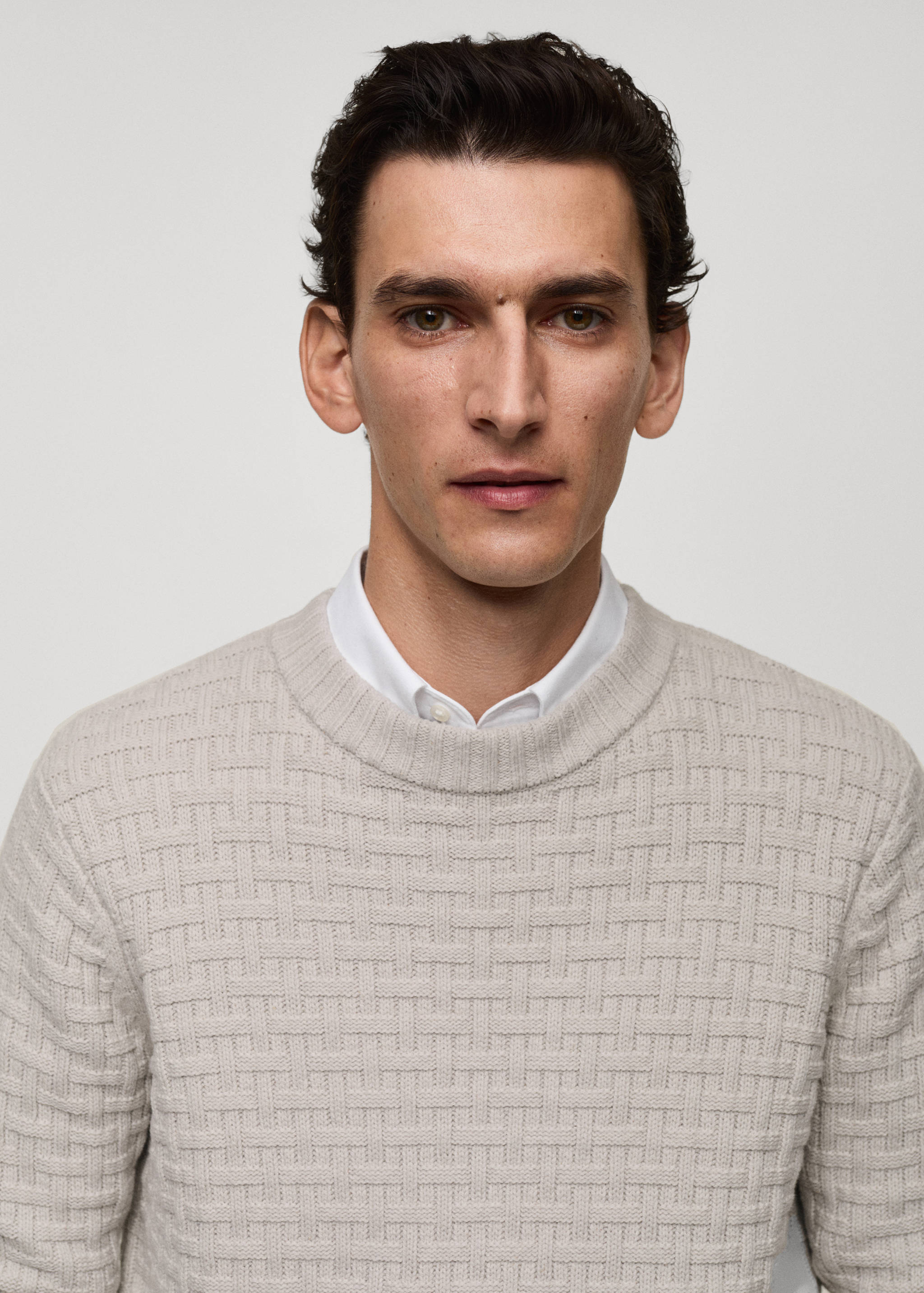 Pull-over croisé maille - Détail de l'article 1