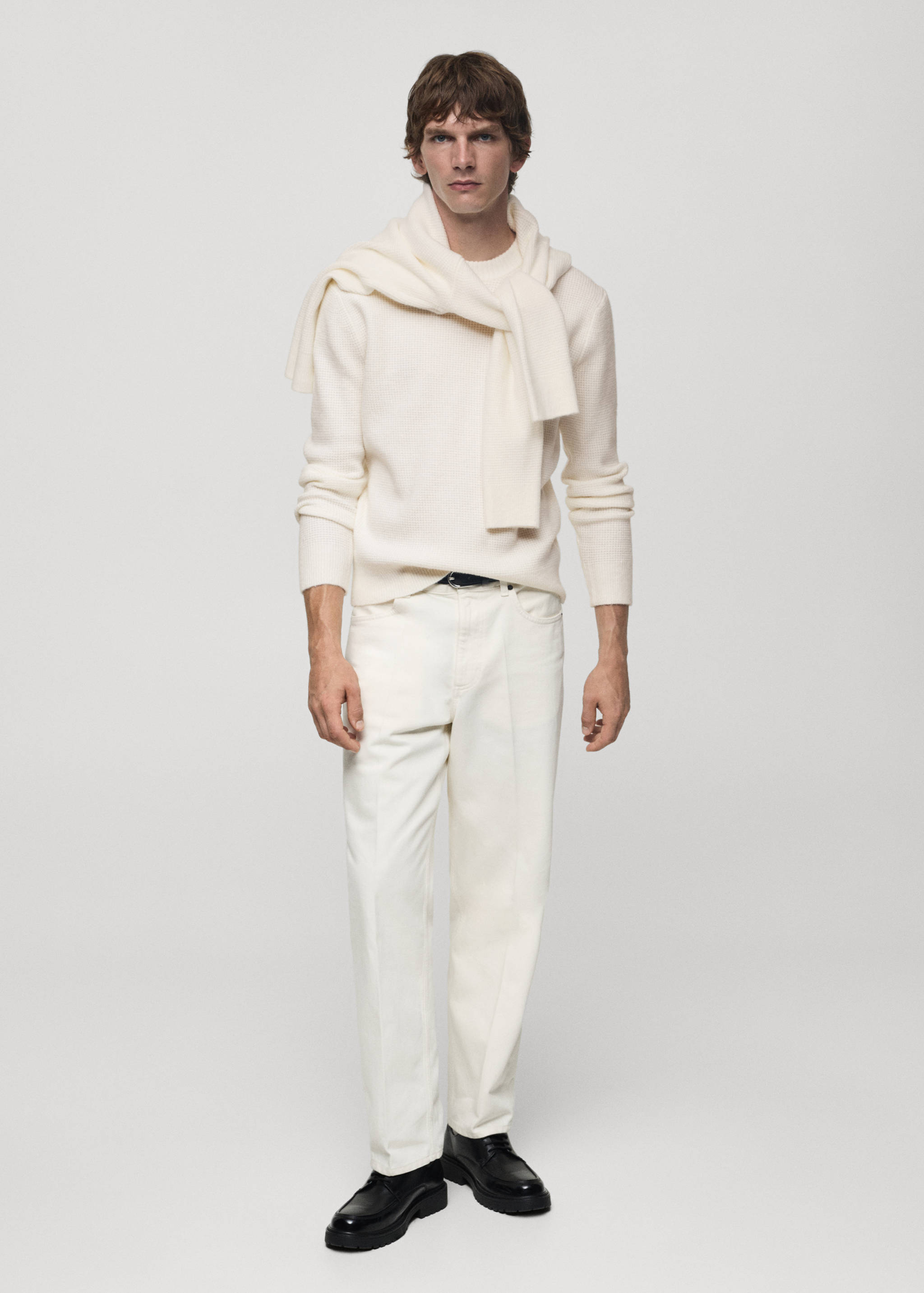 Jersey punto estructura cuadrillé - Plano general