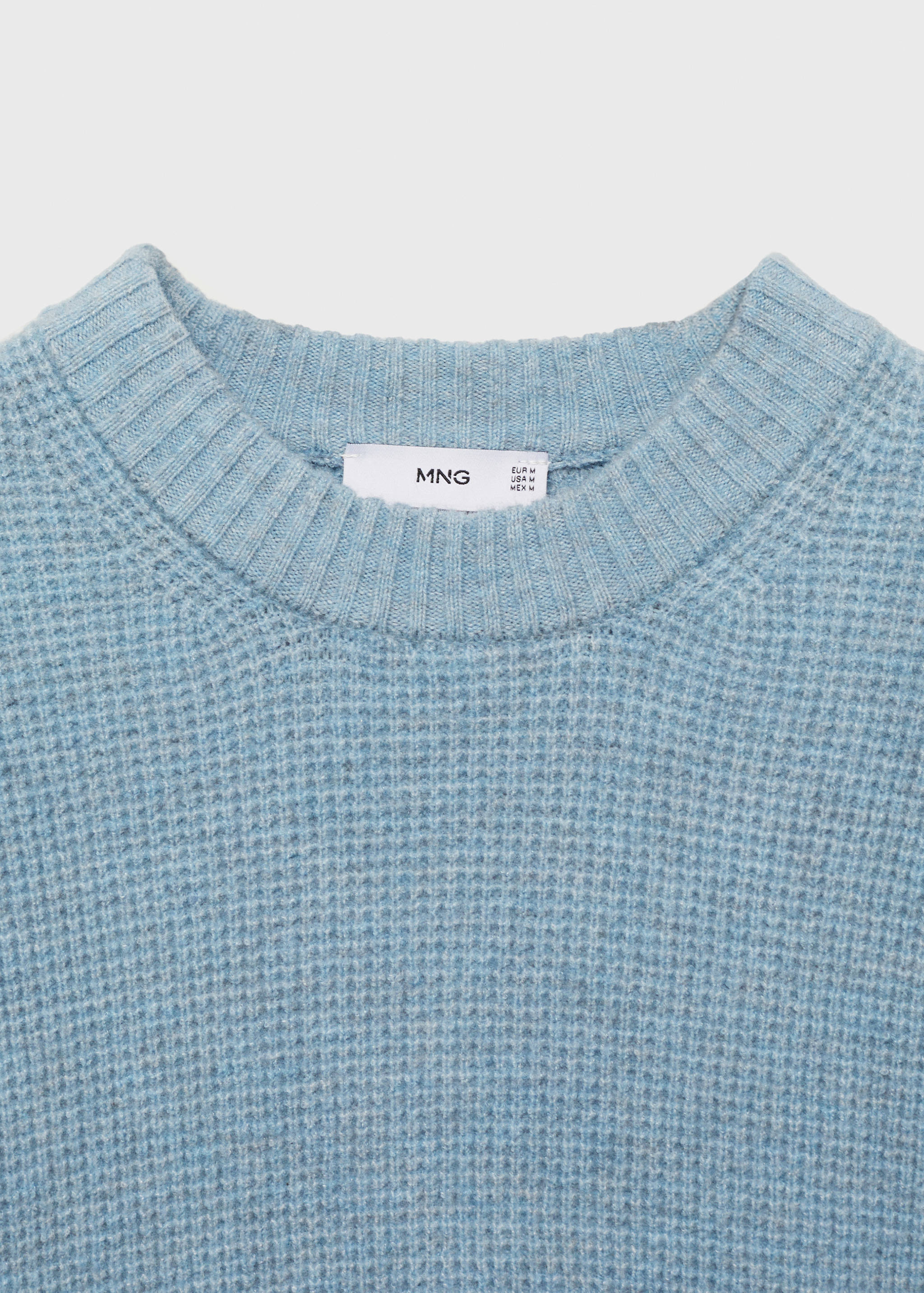 Strickpullover mit Cuadrillé-Struktur - Detail des Artikels 8