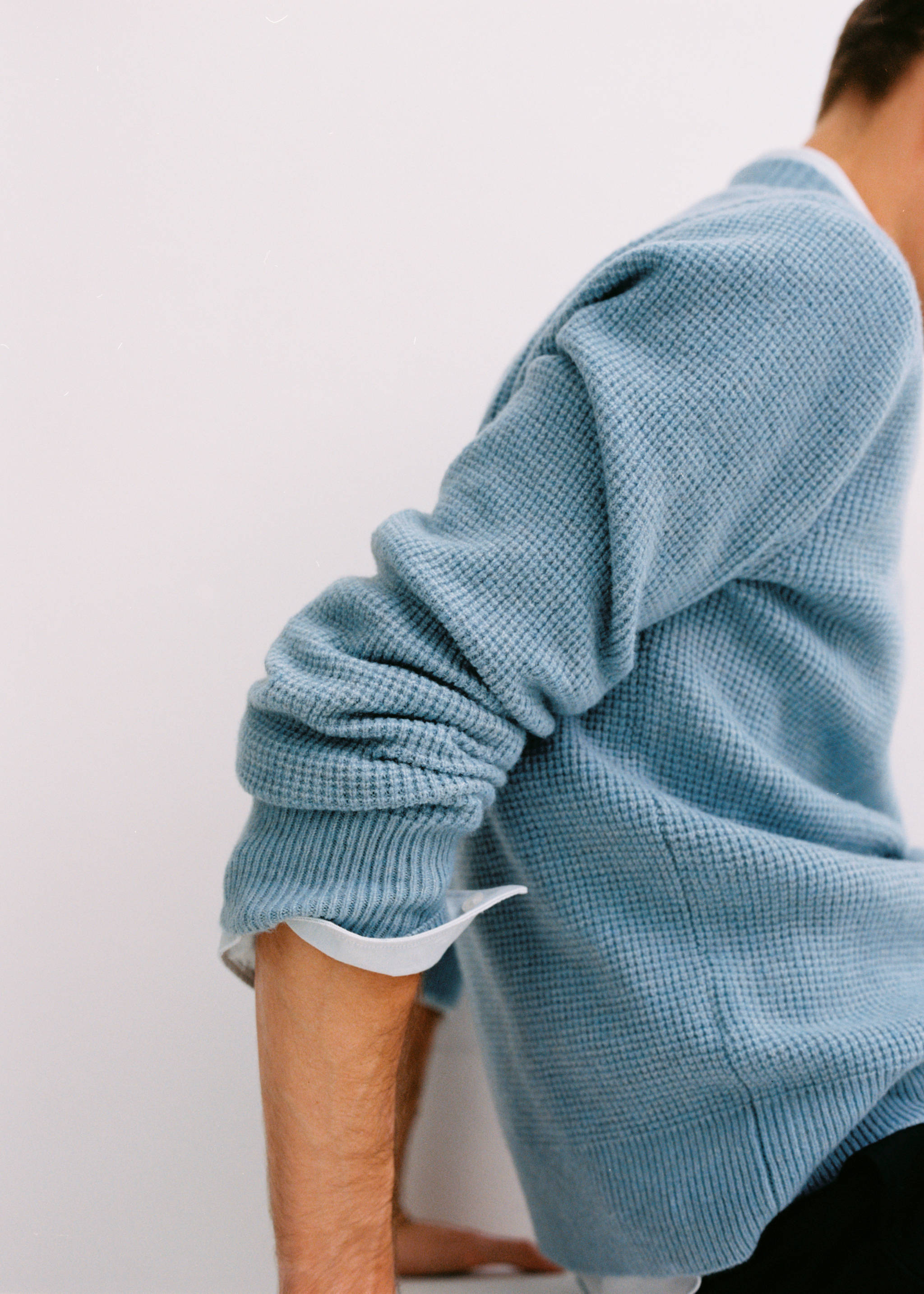 Strickpullover mit Cuadrillé-Struktur - Detail des Artikels 3
