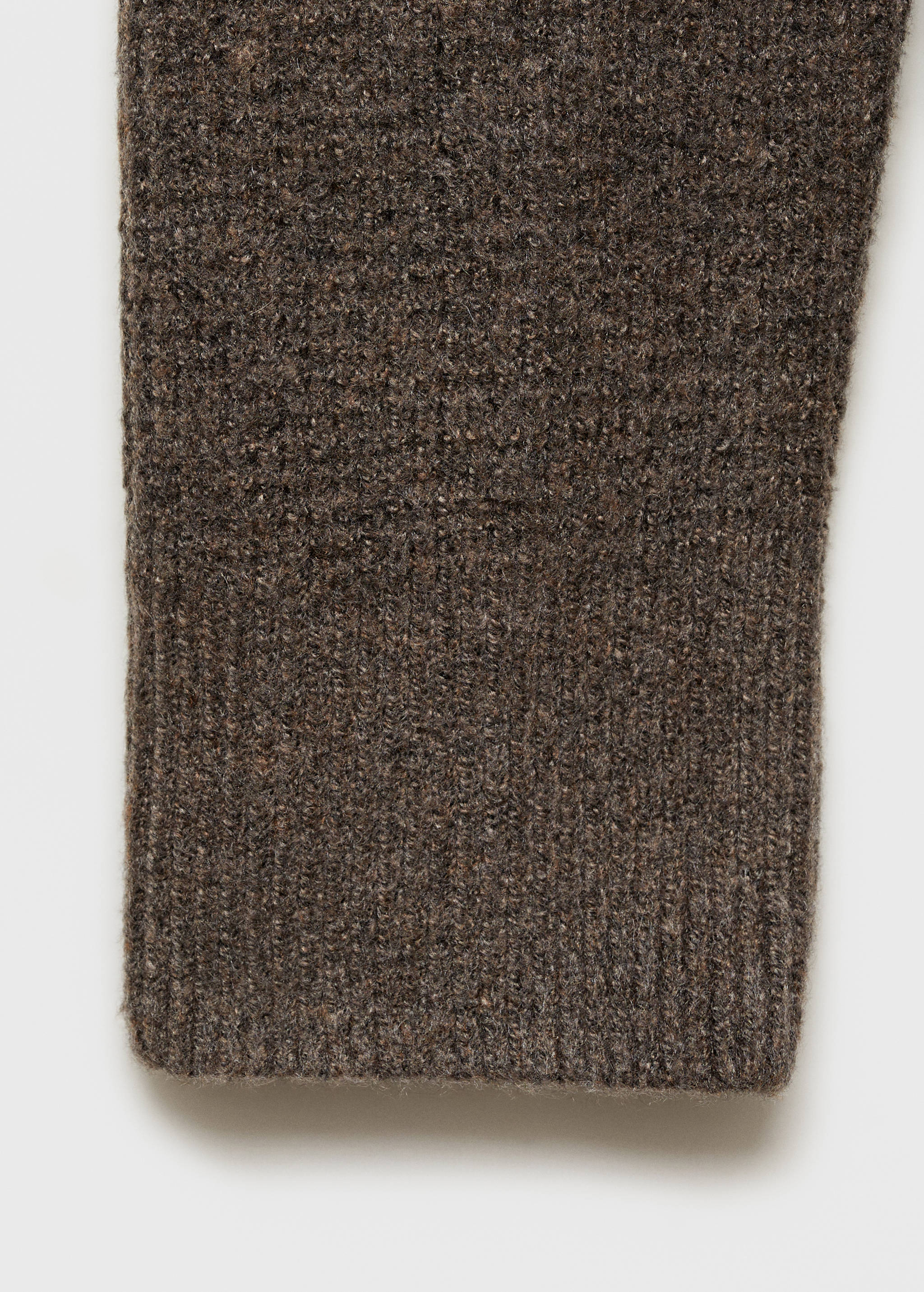 Knitted sweater with perkins neck - Details of the article 0