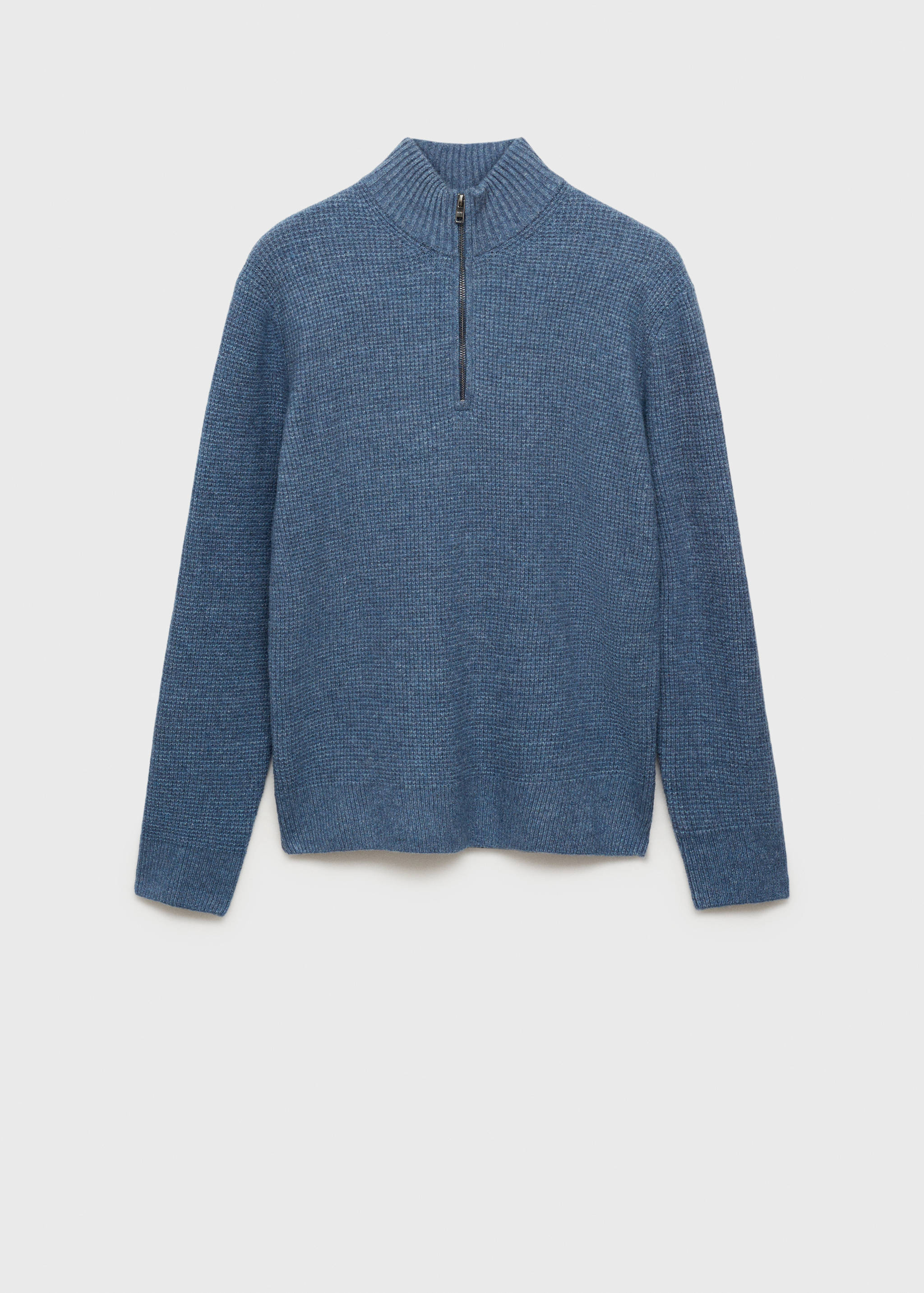 Knitted sweater with perkins neck - Article without model