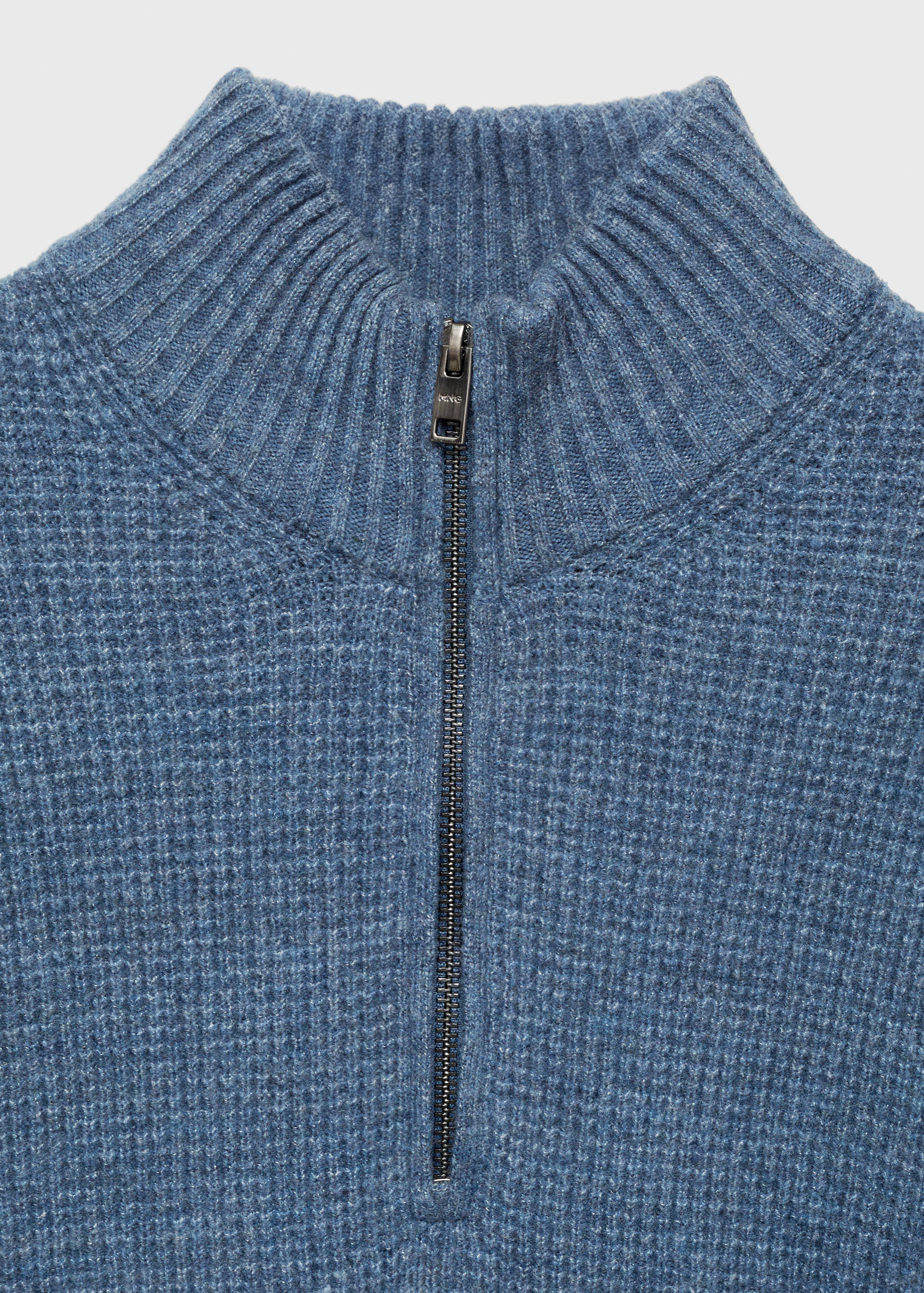 Knitted sweater with perkins neck - Details of the article 8