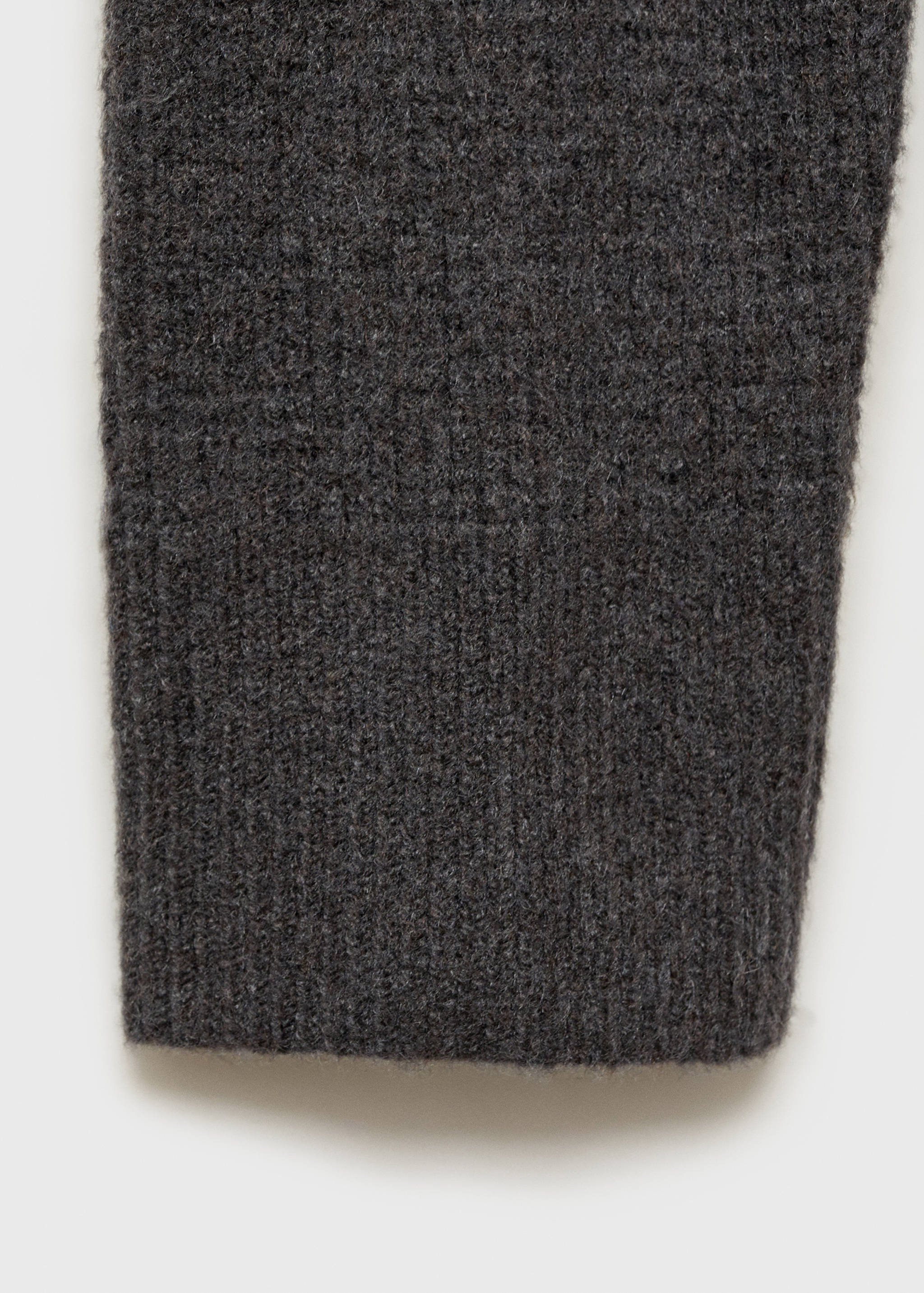 Knitted sweater with perkins neck - Details of the article 0
